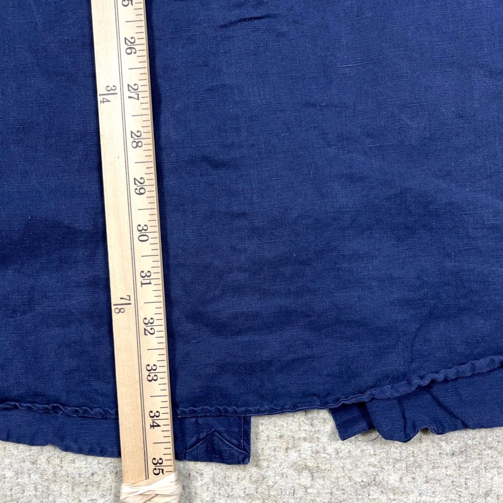 Ralph Lauren Ralph Lauren Shirt Mens XLT Men Navy Button Silk Linen Blend Classic Fit Size US XL / EU 56 / 4 - 7 Thumbnail