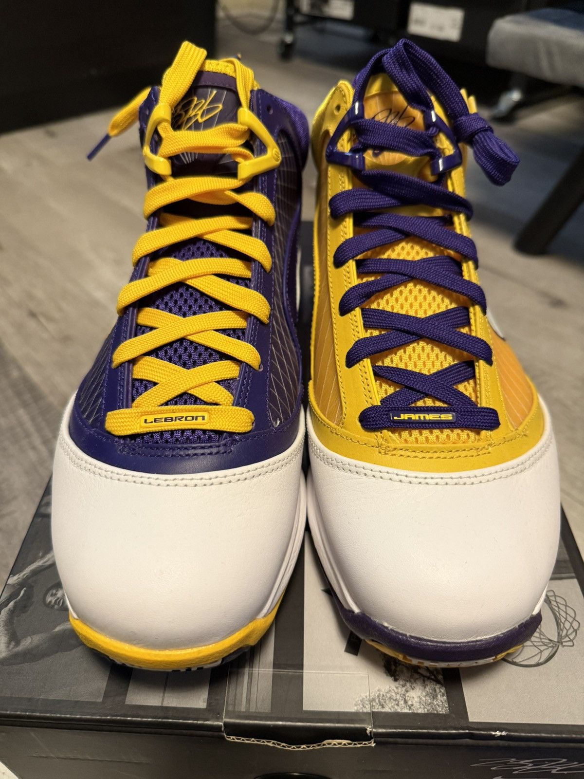 Nike Nike LeBron 7 “Media Day” Size 9 – Lakers Colorway Size US 9 / EU 42 - 4 Thumbnail