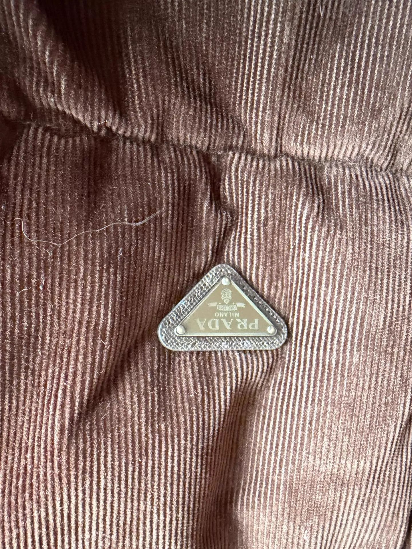 Prada Prada New Cotton Jacket Triangle Logo Coco Brown M Size US M / EU 48-50 / 2 - 2 Thumbnail