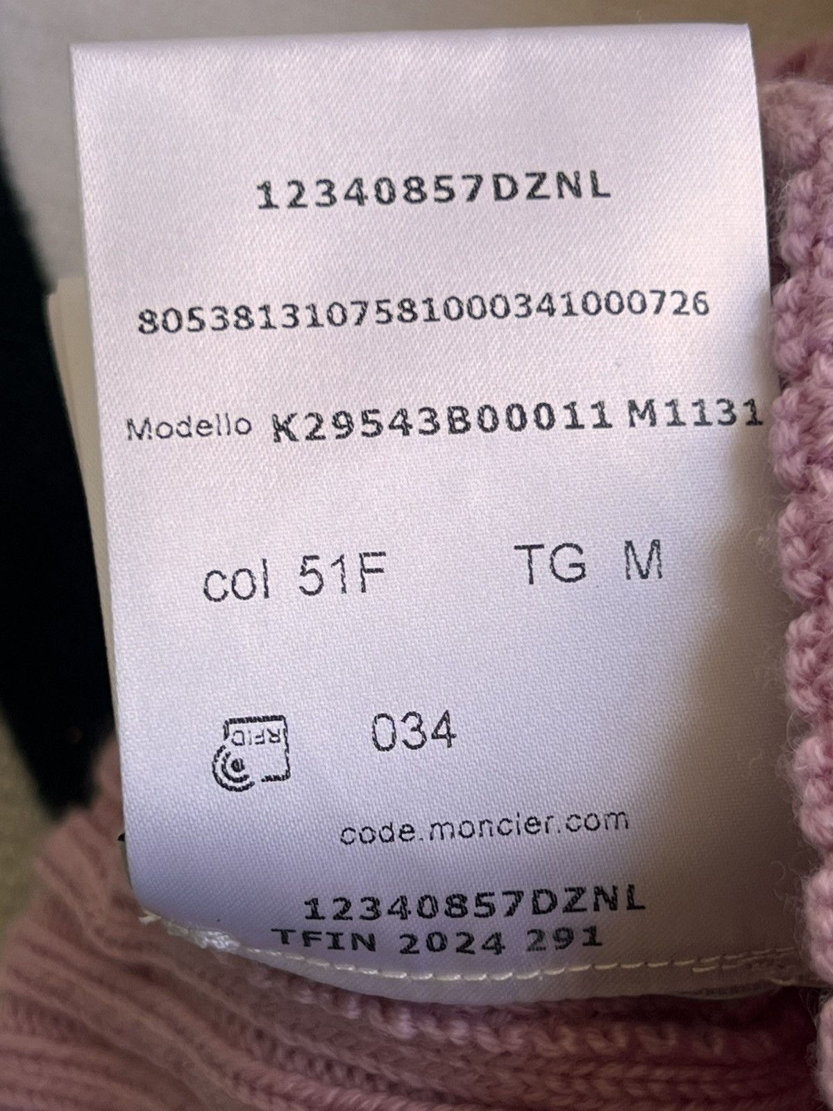 Moncler Moncler Berretto Tricot Pom Pom Beanie pink logo hat cap cuf Size ONE SIZE - 22 Thumbnail
