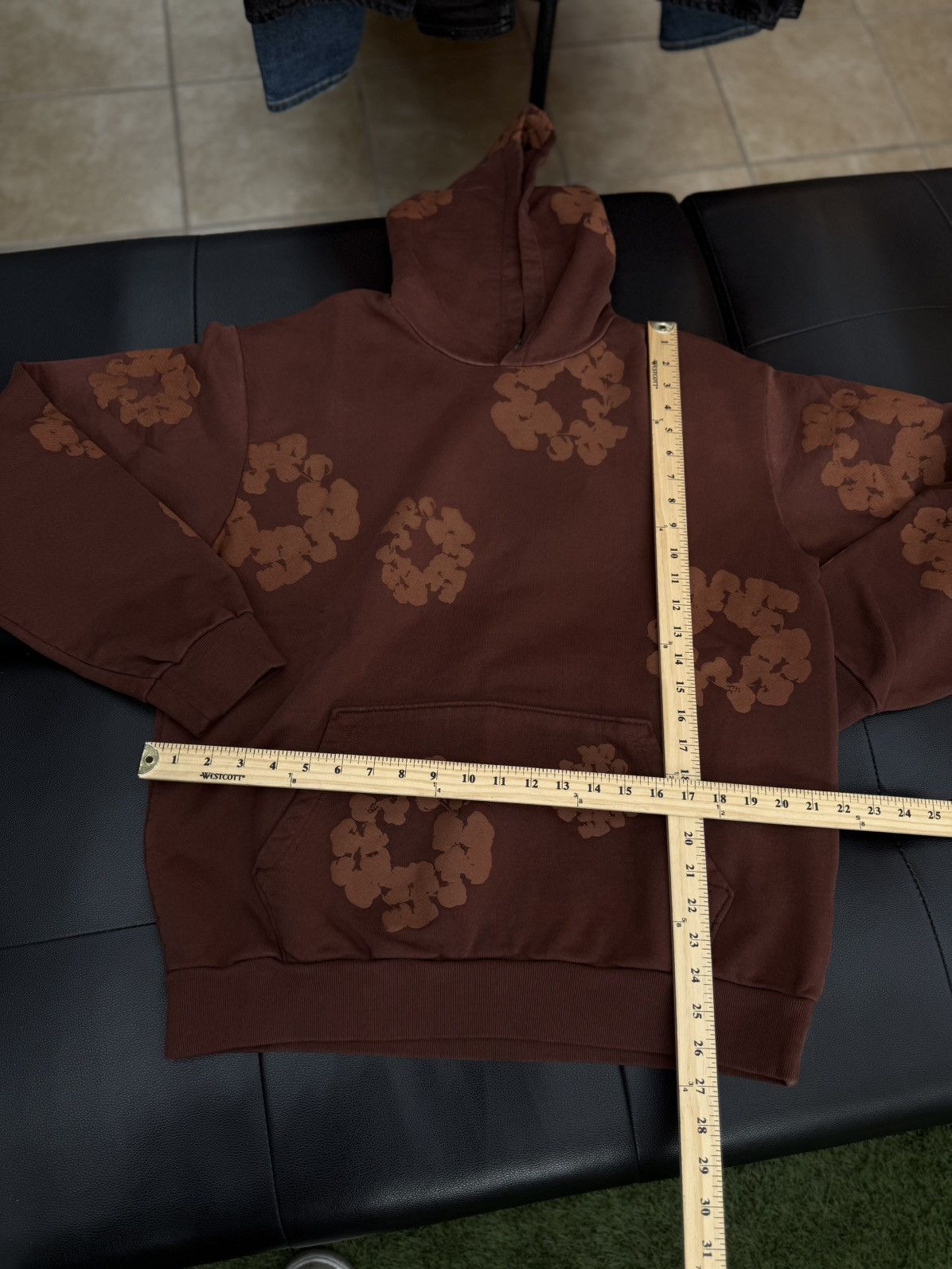 DENIM TEARS Denim Tears Brown Hoodie 2025 Cotton Wreath M (NEW) Size US M / EU 48-50 / 2 - 6 Thumbnail