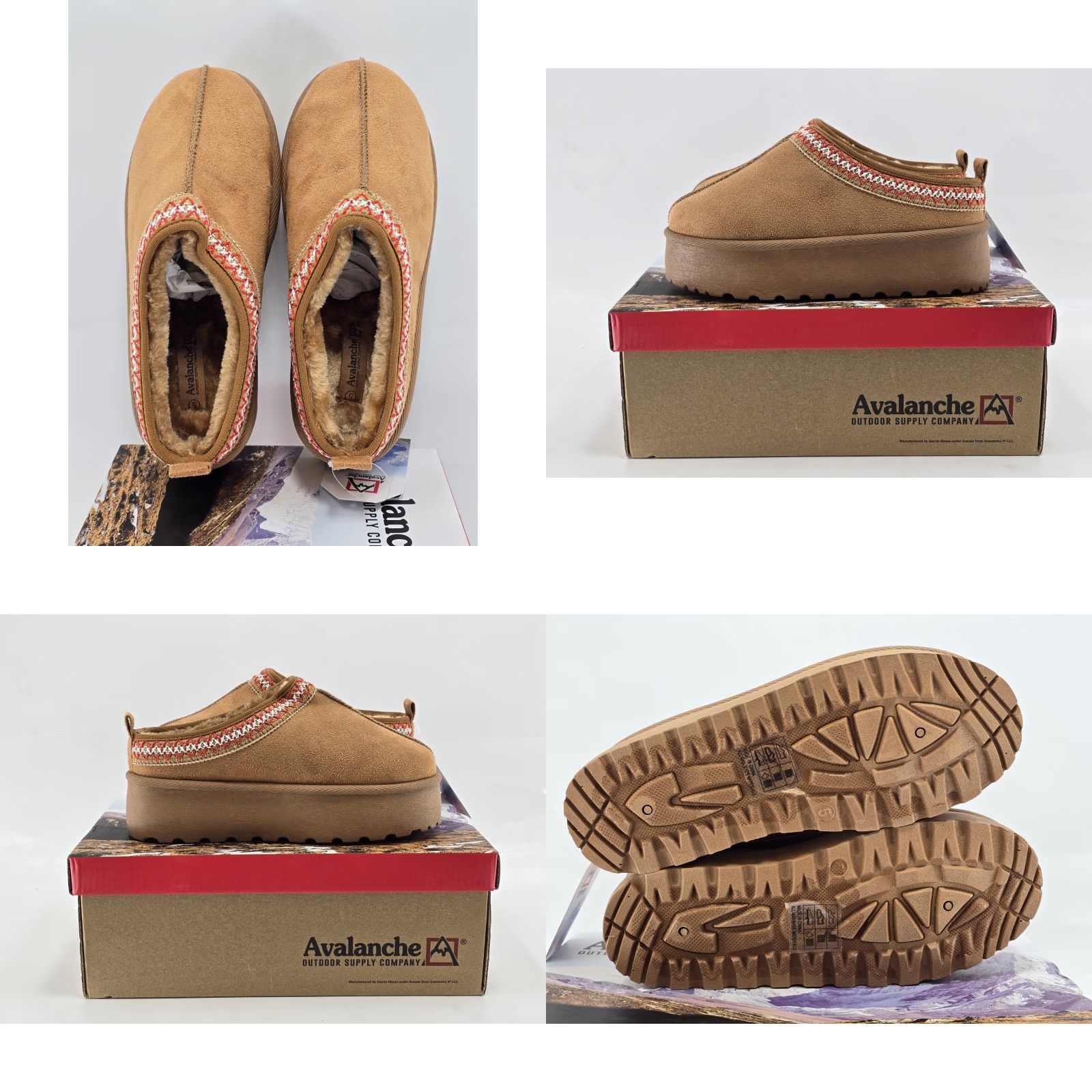 Avalanche NIB Avalanche Women’s Waterproof Snow Boots – Light Chestnut – Size 5 – Boots – Women – Snow – Waterproof – Faux Suede – Winter Size US 5 / IT 35 - 8 Thumbnail