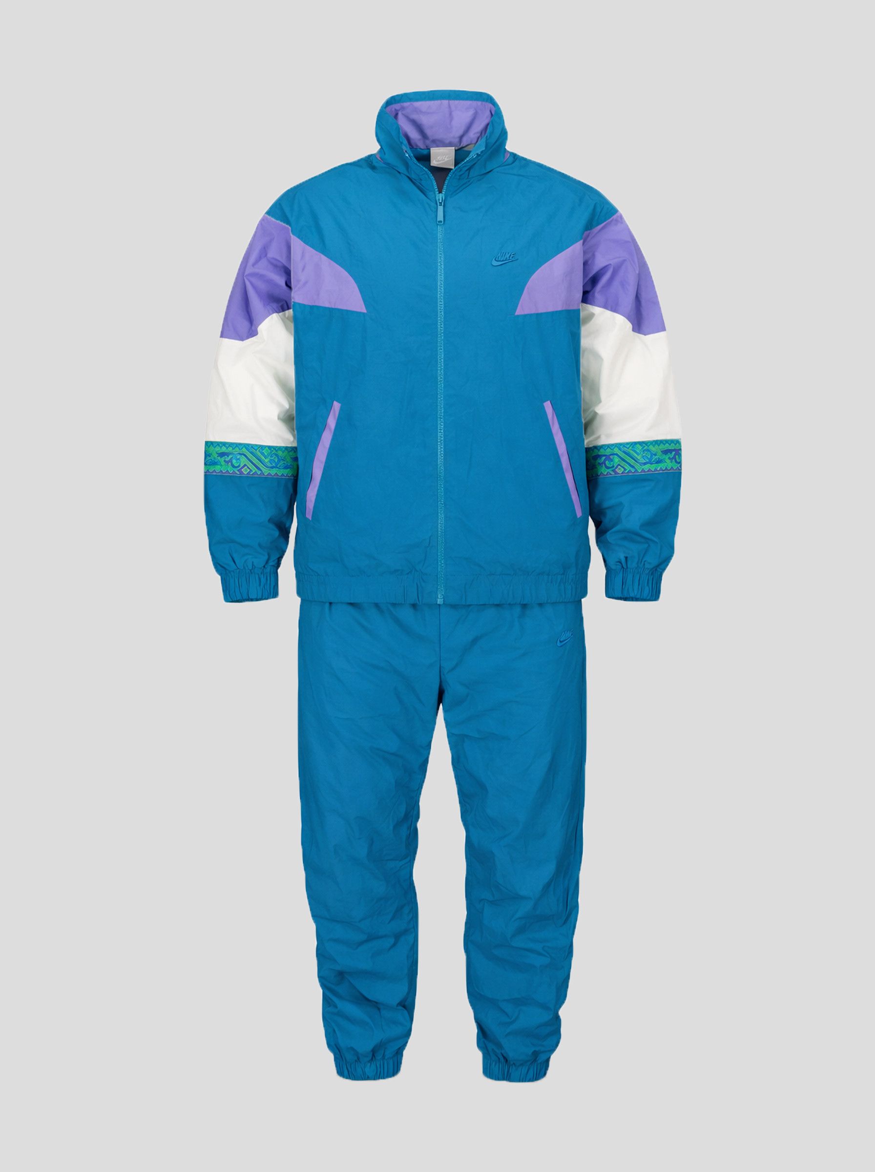 Nike 🔥 Nike Vintage 90’s Aztec Pattern Tracksuit 🔥 Size L / US 10 / IT 46 - 1 Thumbnail