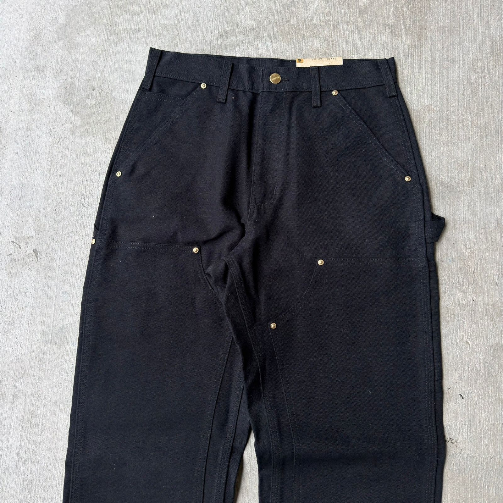 Carhartt × Vintage Carhartt black double knee work wear carpenter pants Size US 29 - 2 Thumbnail