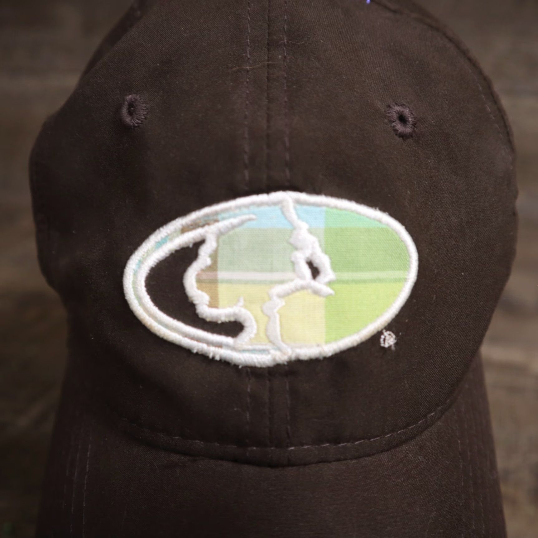 Vintage Mossy Oak Hat Camouflage Adjustable Men's Hat Mossy Oak Baseball Cap Brown Cotton Blend Camouflaged Hunting Casual 2010s Men Size ONE SIZE - 2 Thumbnail