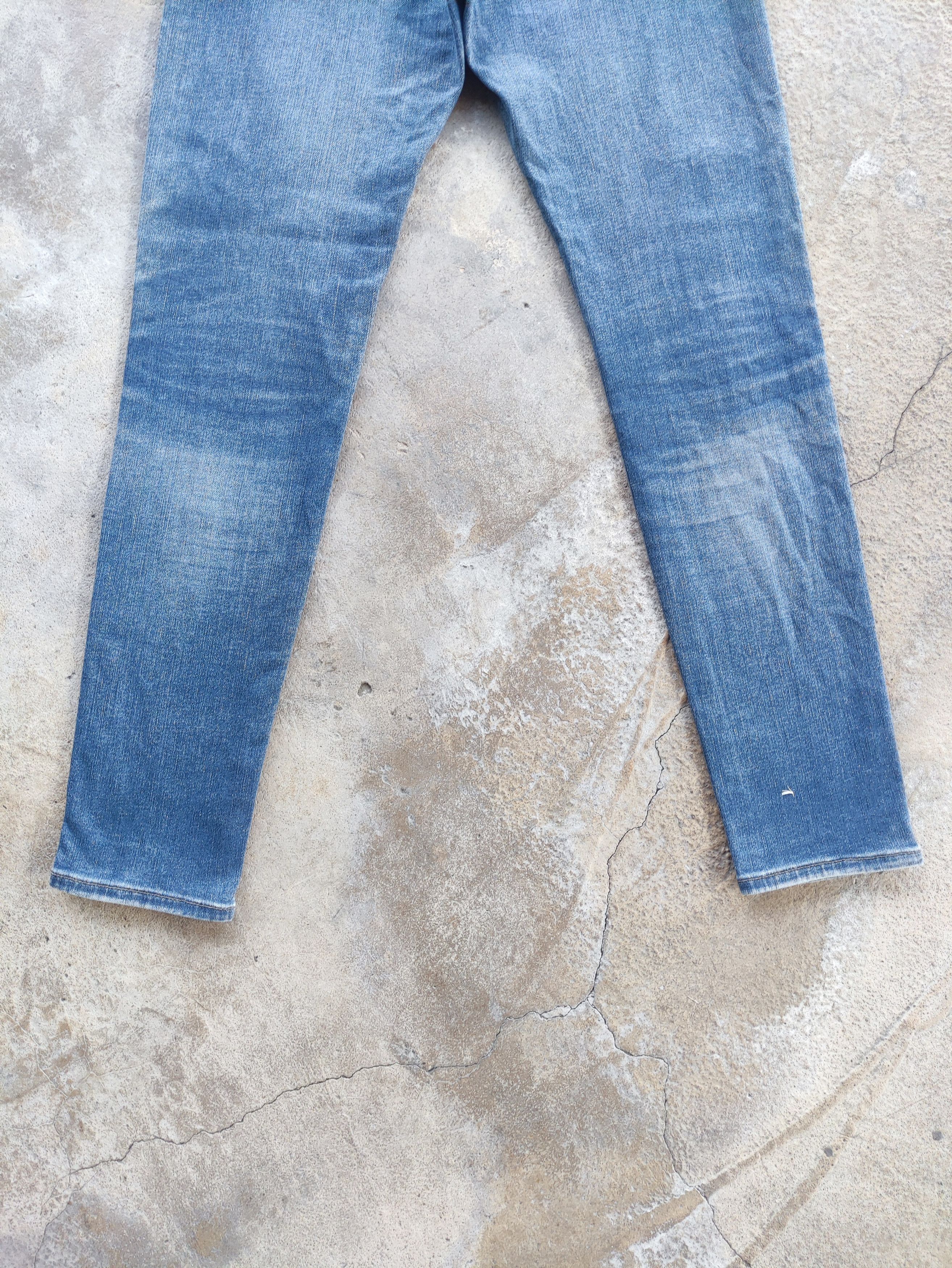 Japanese Brand × Jean Vintage Japanese Jeans Faded Distressed Denim Pants Skinny Size US 30 / EU 46 - 10 Thumbnail