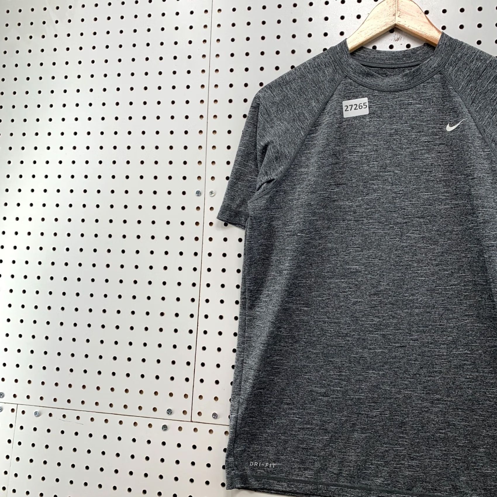 Nike Nike Dri Fit Active Shirt Gray Mens Small Workout Run Short Sleeve Size US S / EU 44-46 / 1 - 3 Thumbnail