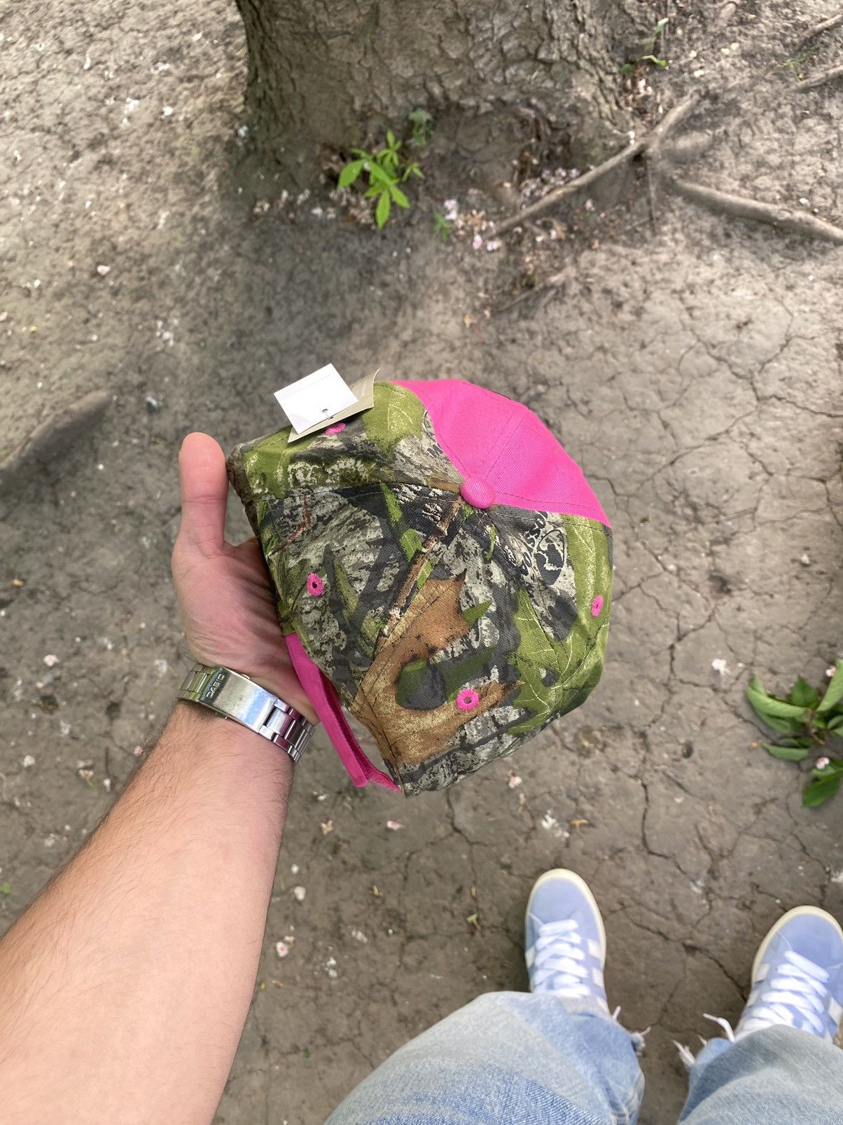 NASCAR × Realtree NASCAR Realtree Distressed Y2K Racing Hat Cap Size ONE SIZE - 5 Thumbnail