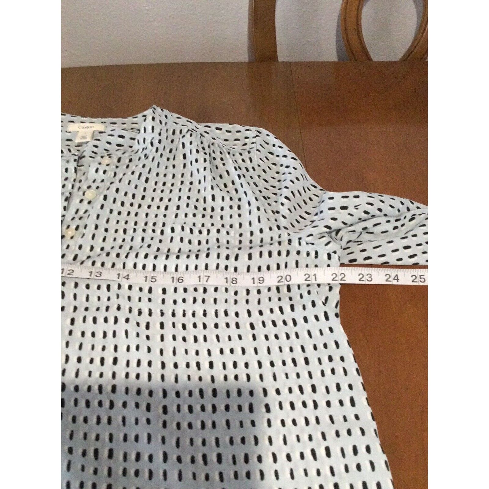 Other Caslon Long Sleeve 3/4 Button Front Tunic Sz 1/1X/14W/16W Size ONE SIZE - 14 Thumbnail