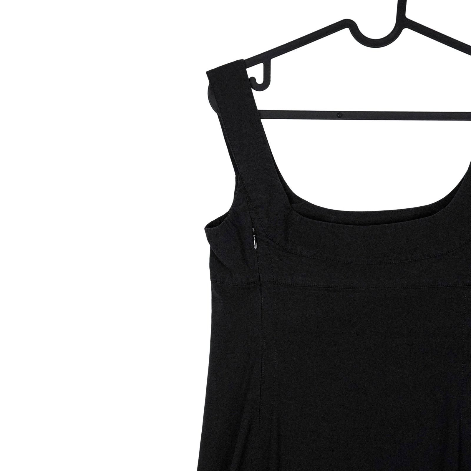 Prada Prada Black Structured Sleeveless Side Zip Tank Top Blouse Size M / US 6-8 / IT 42-44 - 4 Thumbnail