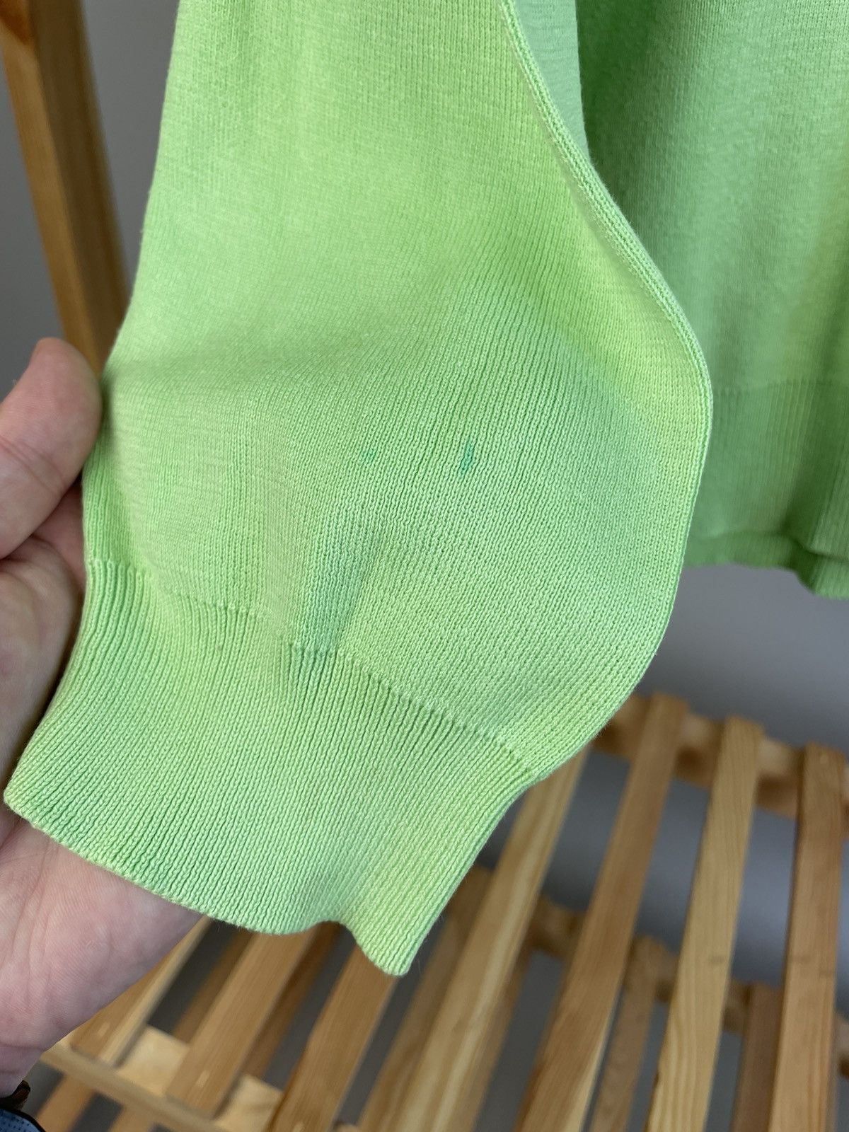 Designer × Polo Ralph Lauren × Vintage Polo Ralph Lauren cotton v neck sweater Size US L / EU 52-54 / 3 - 8 Thumbnail