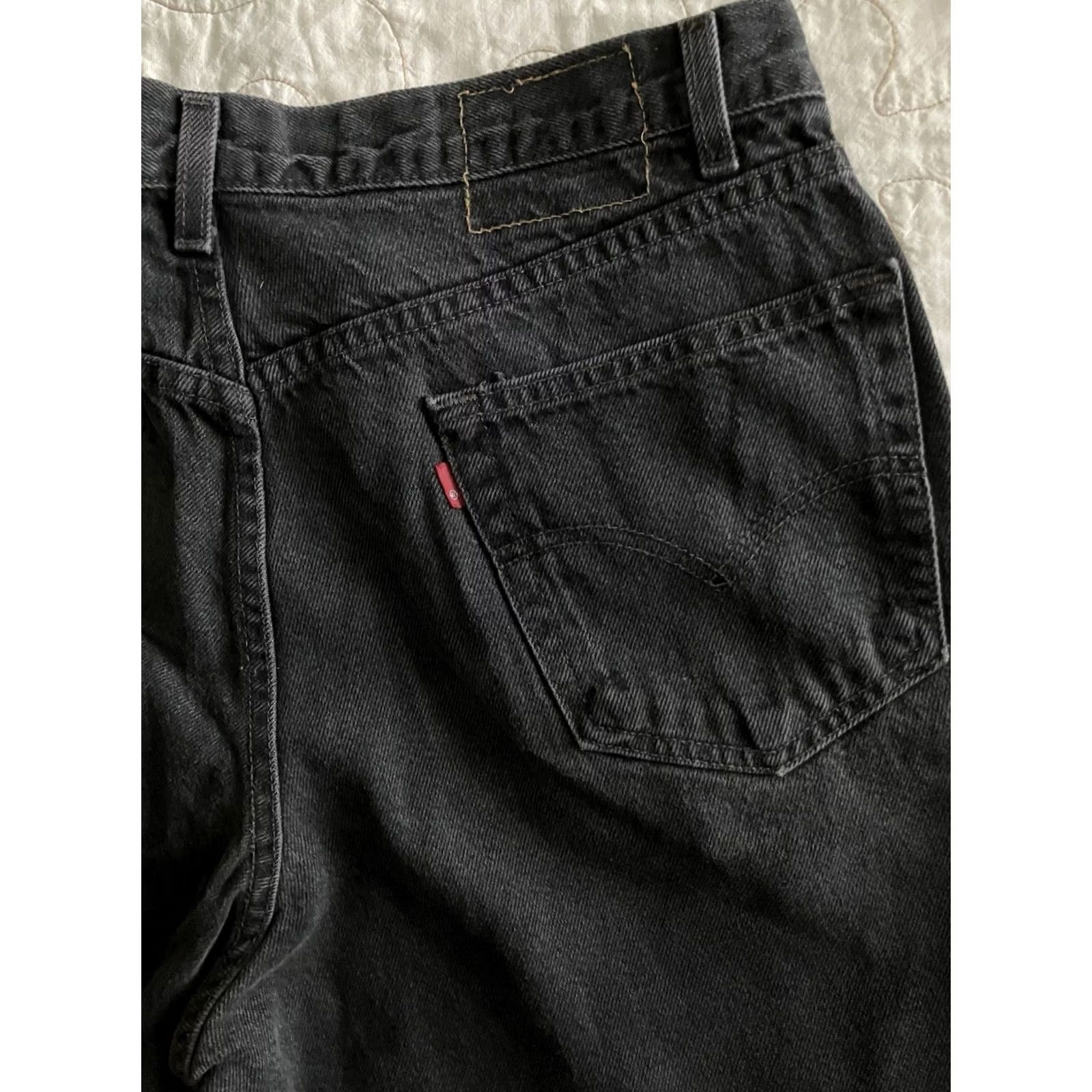 Levi's Levi's 550 Jeans Men Black 36x32 Relaxed Fit Denim Pants Y2K 90s Size US 36 / EU 52 - 2 Thumbnail