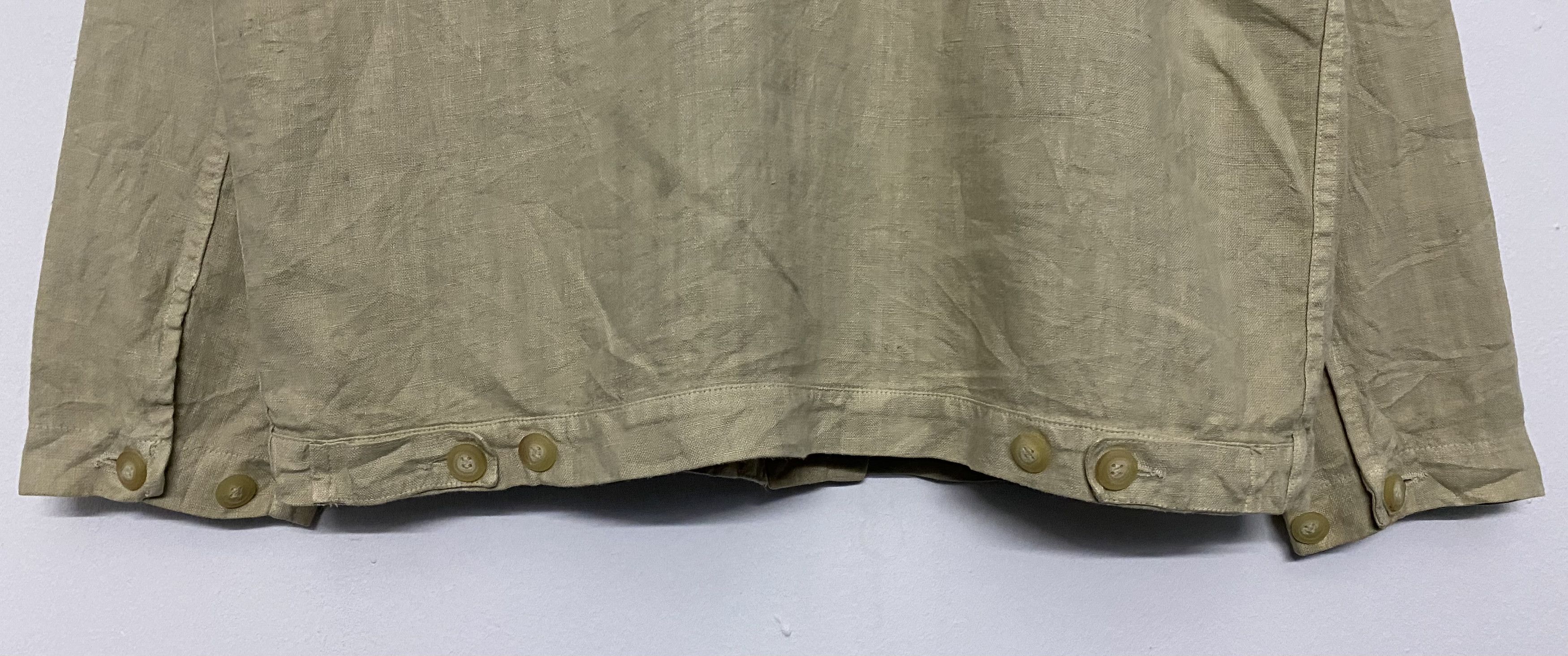 120% Lino 120% Lino Linen Canvas Overshirt Minimalist Jacket Size US S / EU 44-46 / 1 - 9 Thumbnail