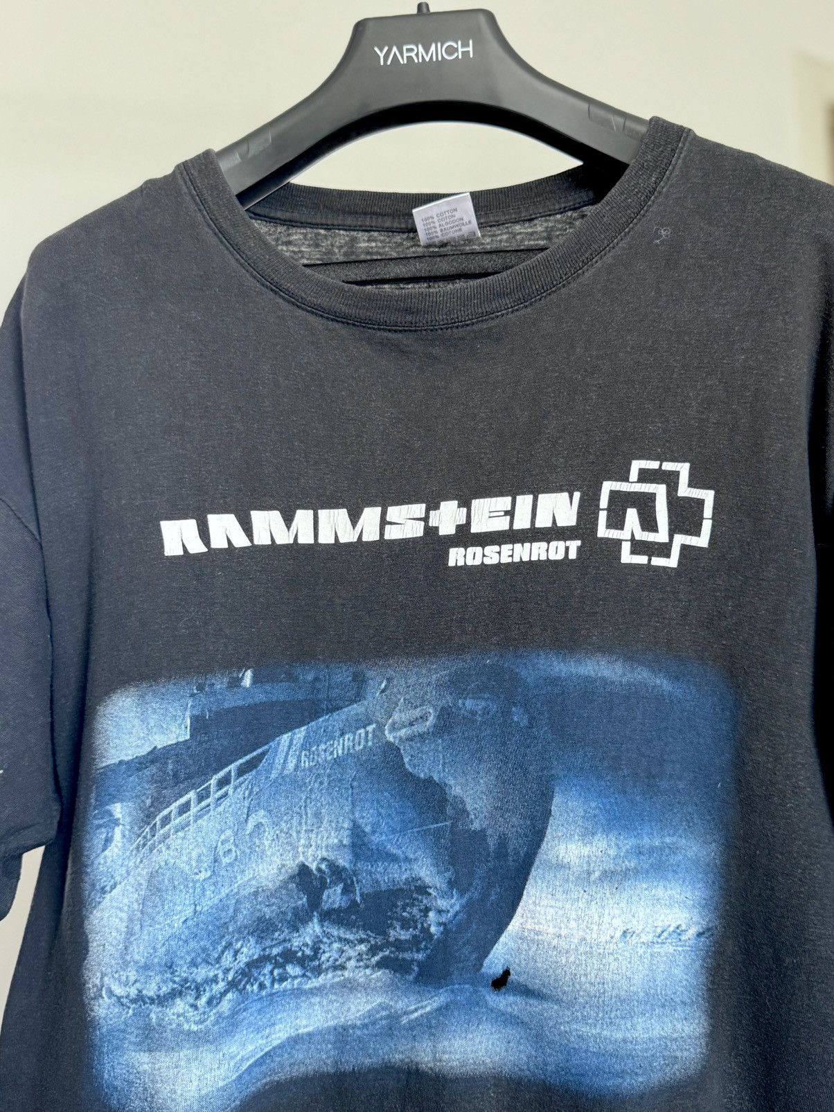 Band Tees Vintage 2005 Rammstein “Rosenrot” American T Shirt Tag Tee Size US L / EU 52-54 / 3 - 3 Thumbnail