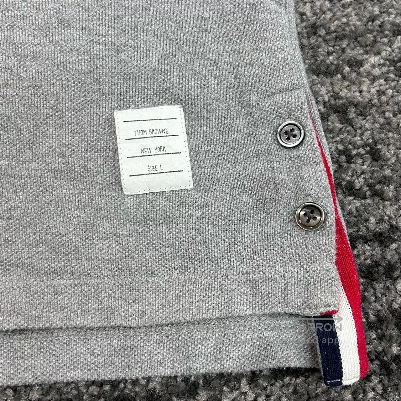 Thom Browne thom browne gray long sleeve wool sweater. Size US XS / EU 42 / 0 - 4 Thumbnail