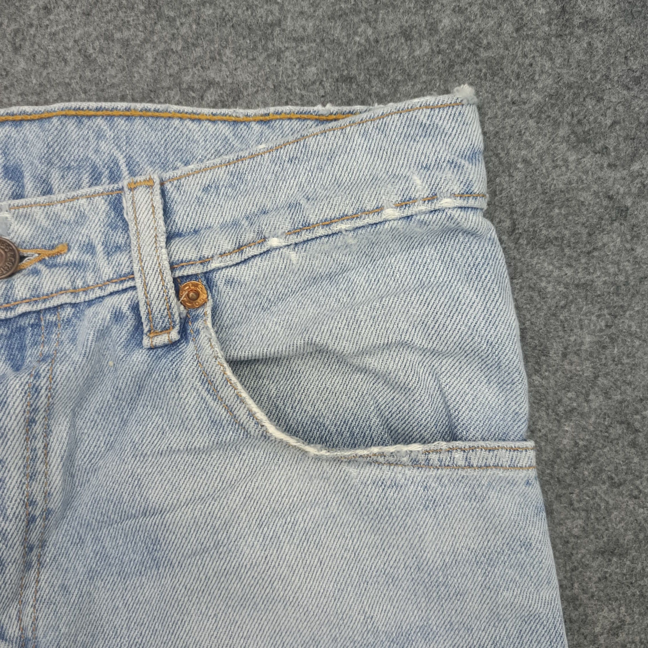 Levi's Vintage Levis Distressed Denim Kurt Cobain Style Size US 30 / EU 46 - 11 Thumbnail