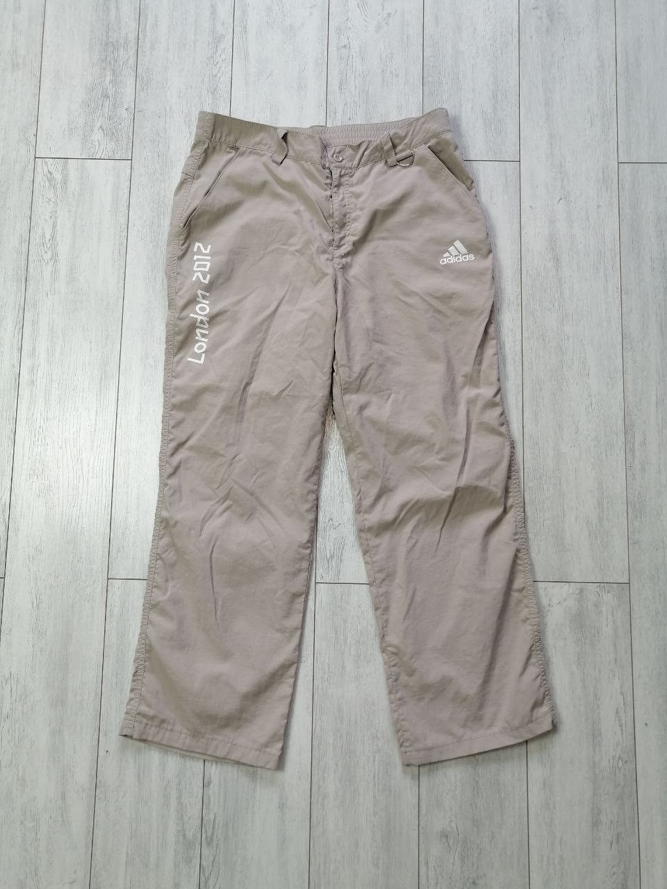 Adidas × Vintage Adidas London 2012 Vintage Mens Nylon Pants Size US 34 / EU 50 - 1 Thumbnail