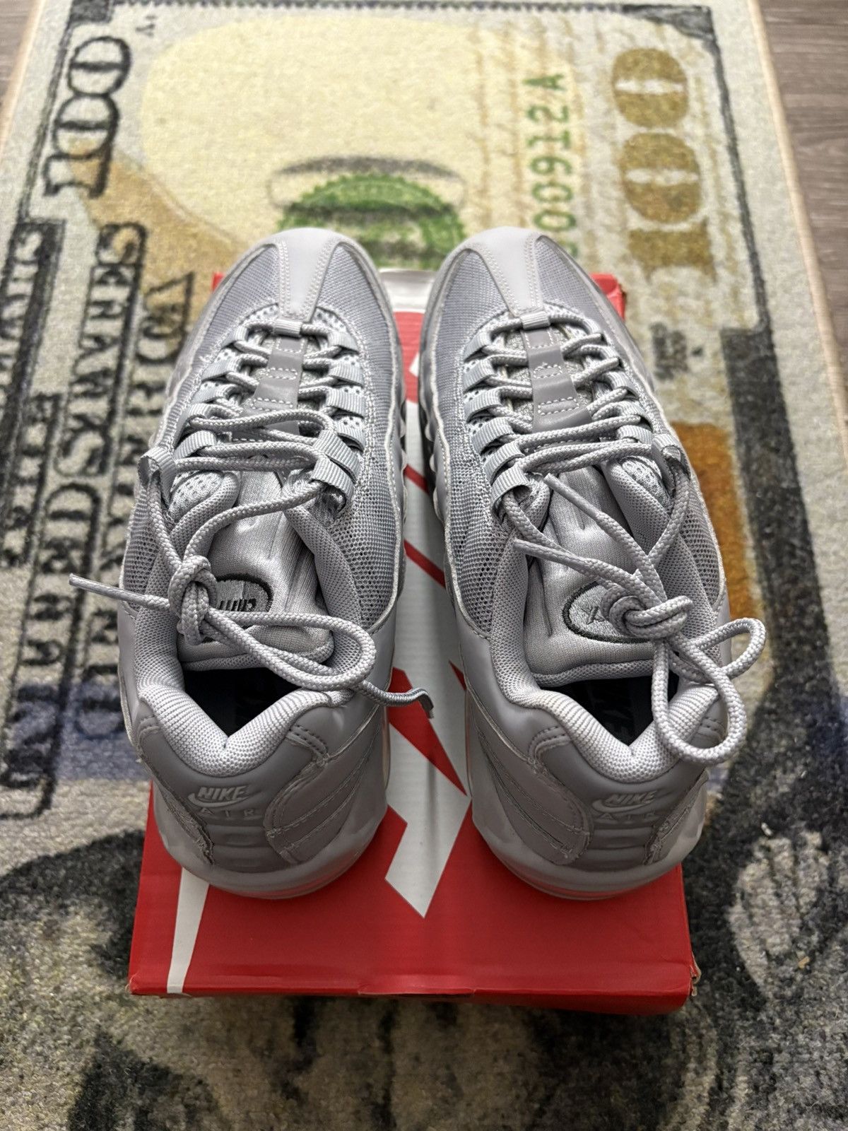 Nike Nike Air Max 95 OG Big Bubble Wolf Grey Size US 12 / EU 45 - 5 Thumbnail