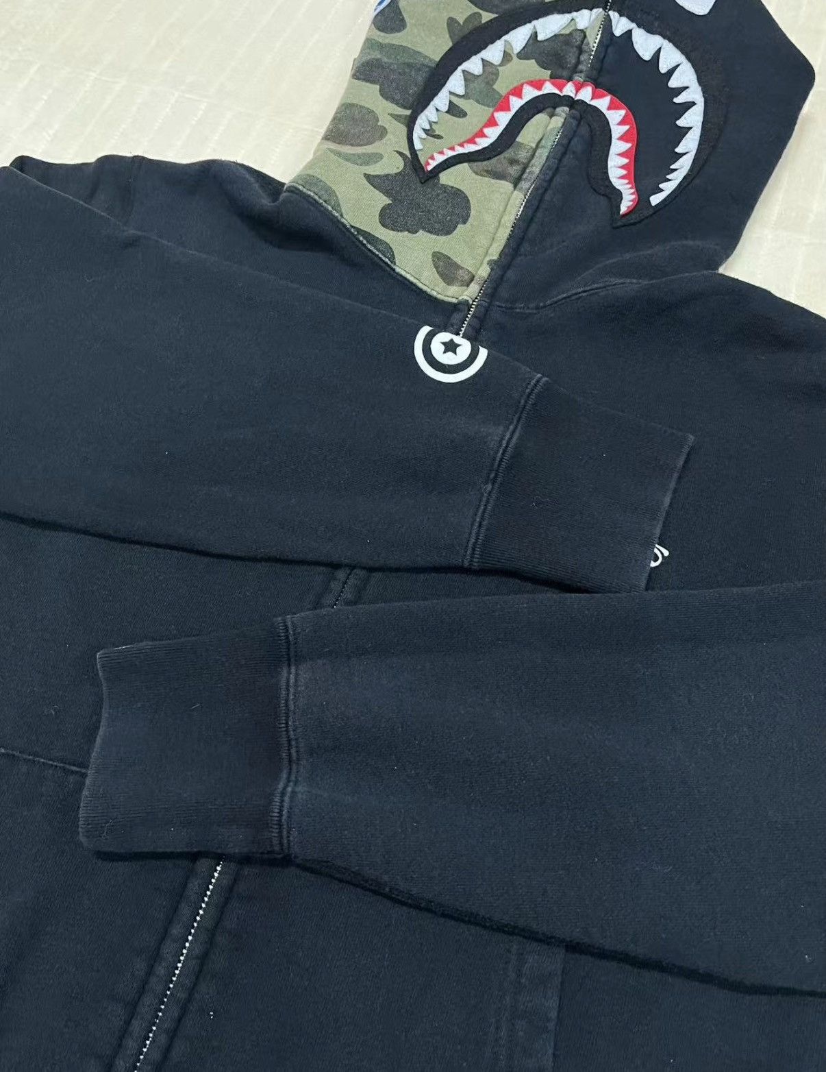 Bape BAPE x Mars Blackmon Dreadlocks Camo Shark Hoodie K5 Size US L / EU 52-54 / 3 - 8 Thumbnail