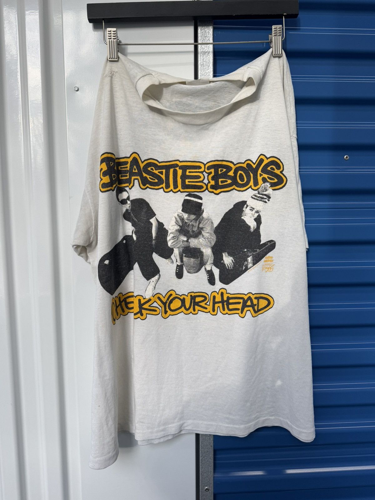 Vintage 90s Beastie Boys Check Your Head Back Stage Pass Tee