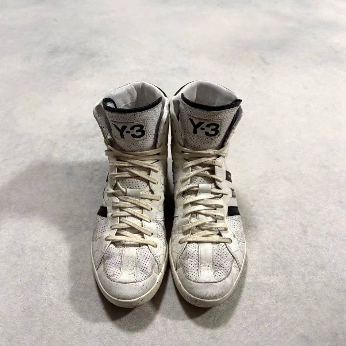 Y-3 Y-3 Sneaker Men 8.5US Collaboration Yohji Leather High Cut JPN Size US 9 / EU 42 - 5 Thumbnail
