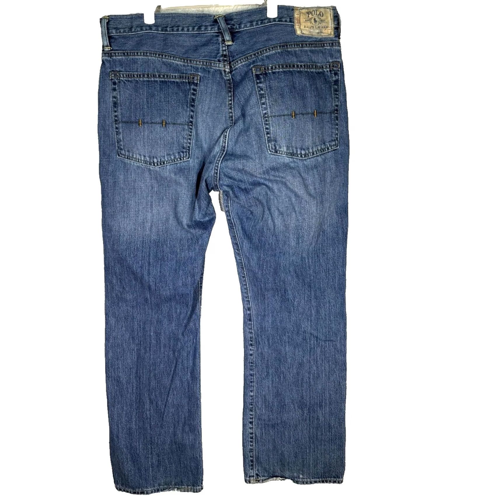 Polo Ralph Lauren Polo Ralph Lauren Jeans Men’s 36 x 30 Blue Denim Vintage Straight Leg Classic Fit Men’s Jeans Size US M / EU 48-50 / 2 - 2 Thumbnail