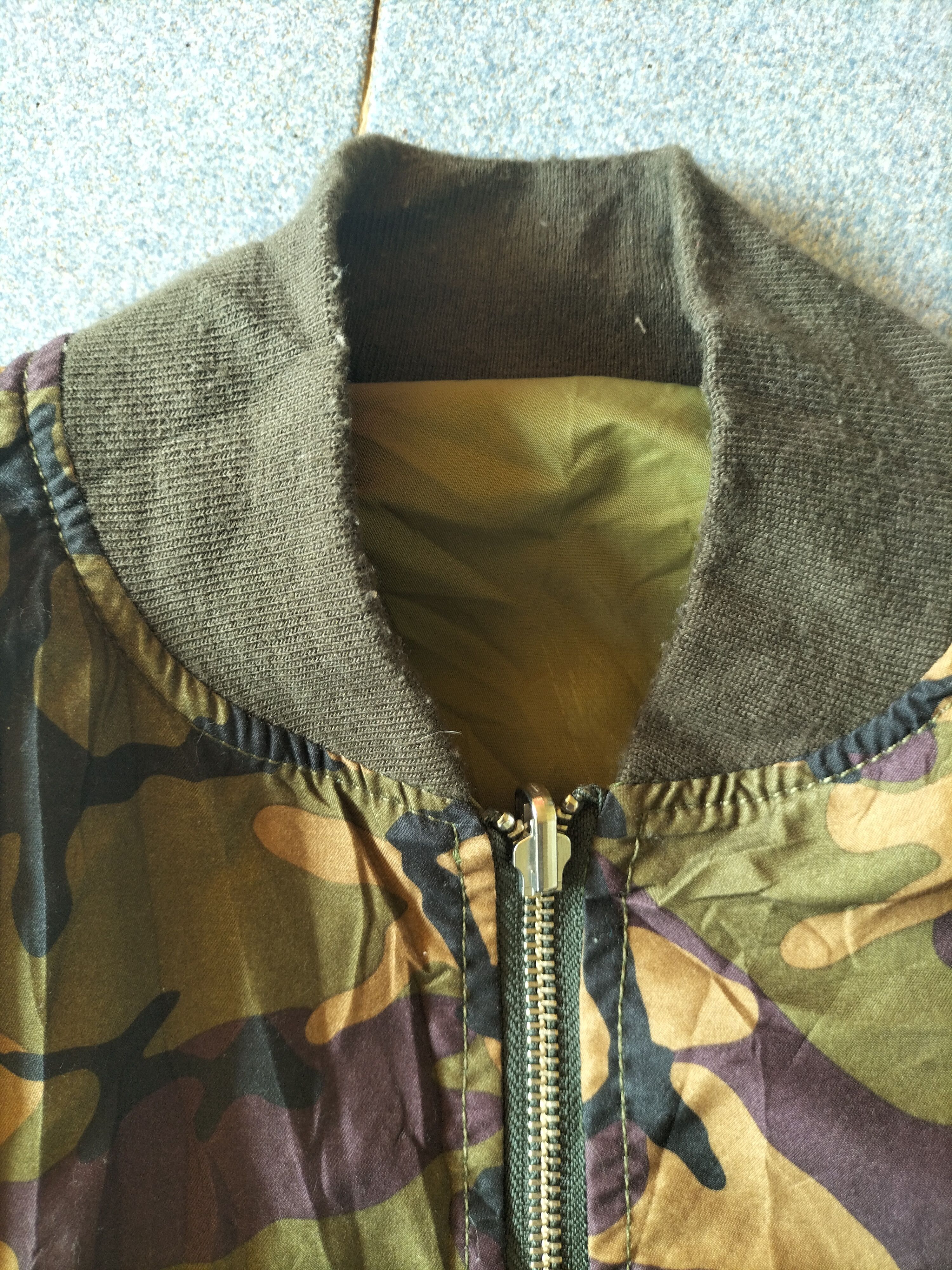 Vintage Vintage Military Reversible Army Camouflage Bomber jacket Size US M / EU 48-50 / 2 - 12 Thumbnail