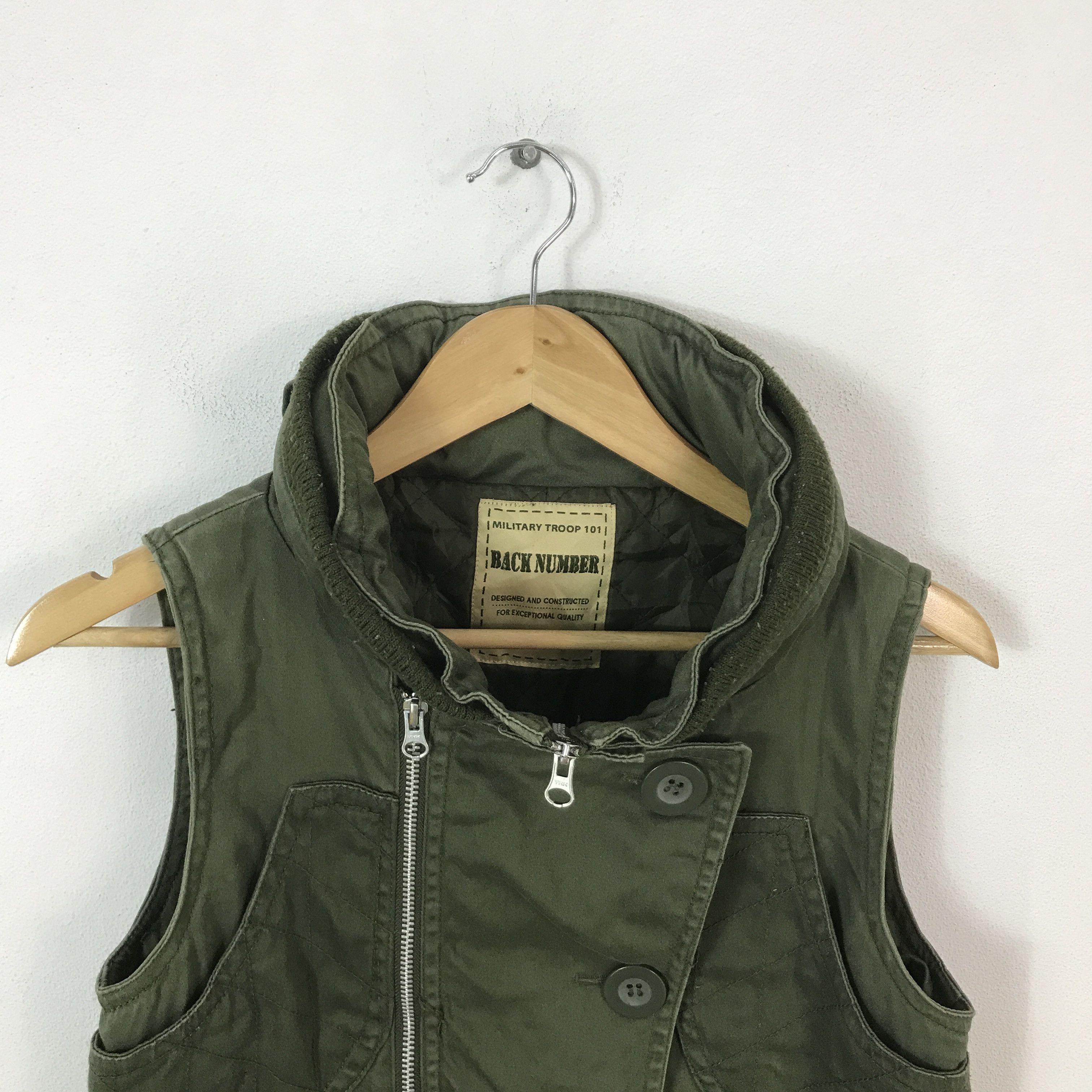 Vintage Vtg military troop bono design vest K64B13 Size US M / EU 48-50 / 2 - 2 Thumbnail