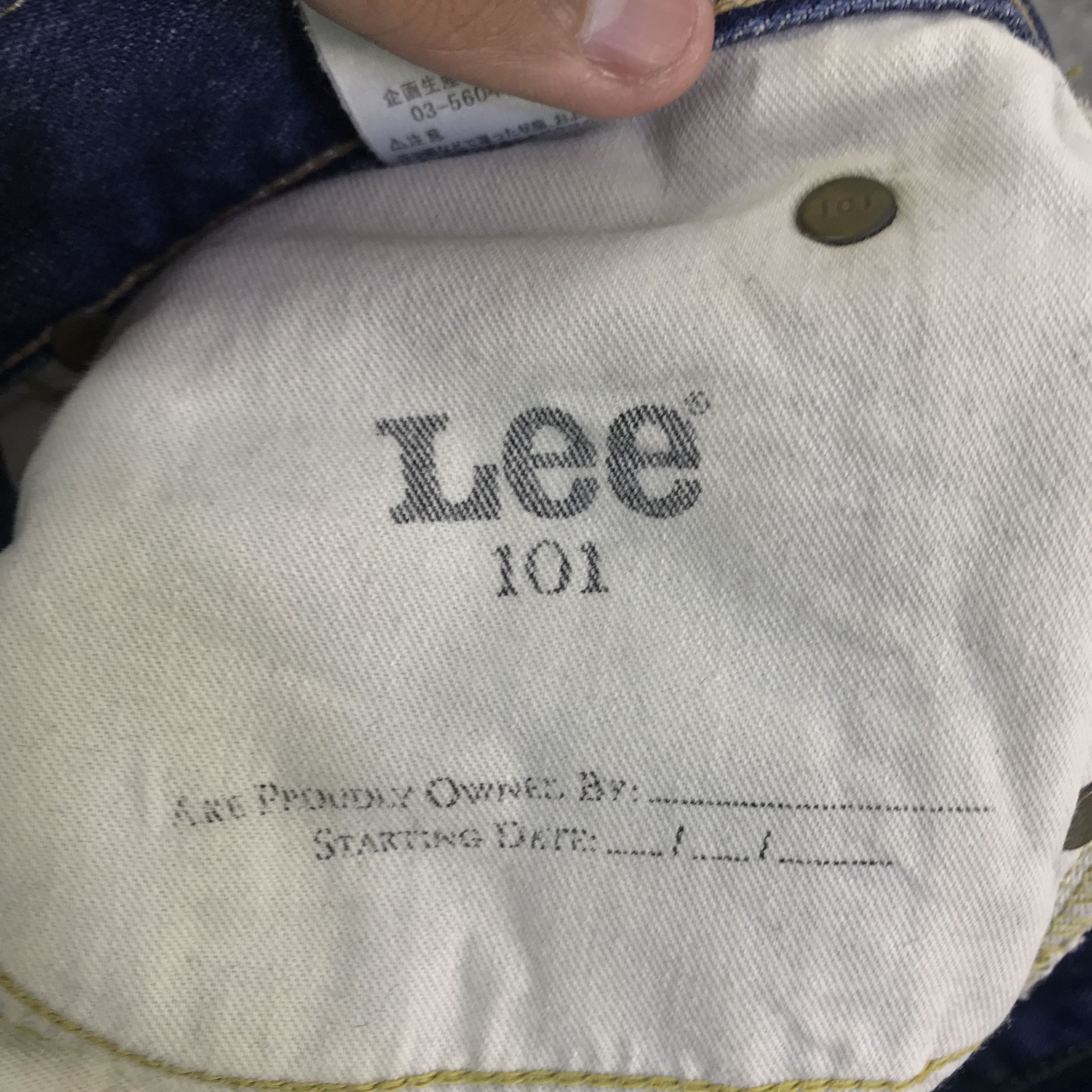 Lee Vintage Lee 101 Red line jeans pants K118B2 Size US 32 / EU 48 - 16 Thumbnail
