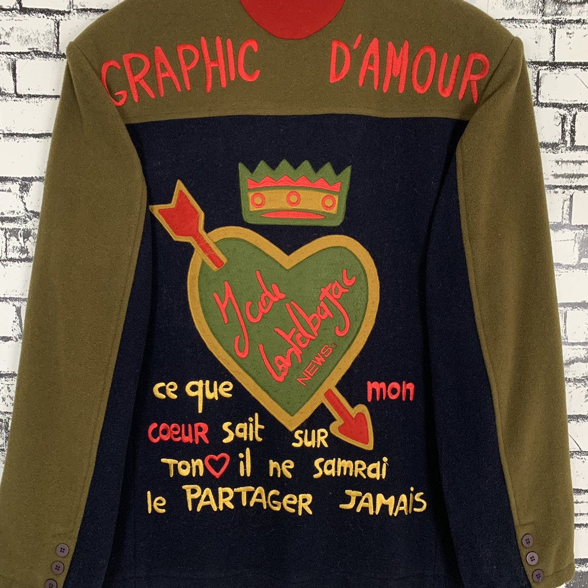 Jean Charles De Castelbajac Jean Charles de Castlebajac Wool Coat Blazer Jacket Size US M / EU 48-50 / 2 - 10 Thumbnail