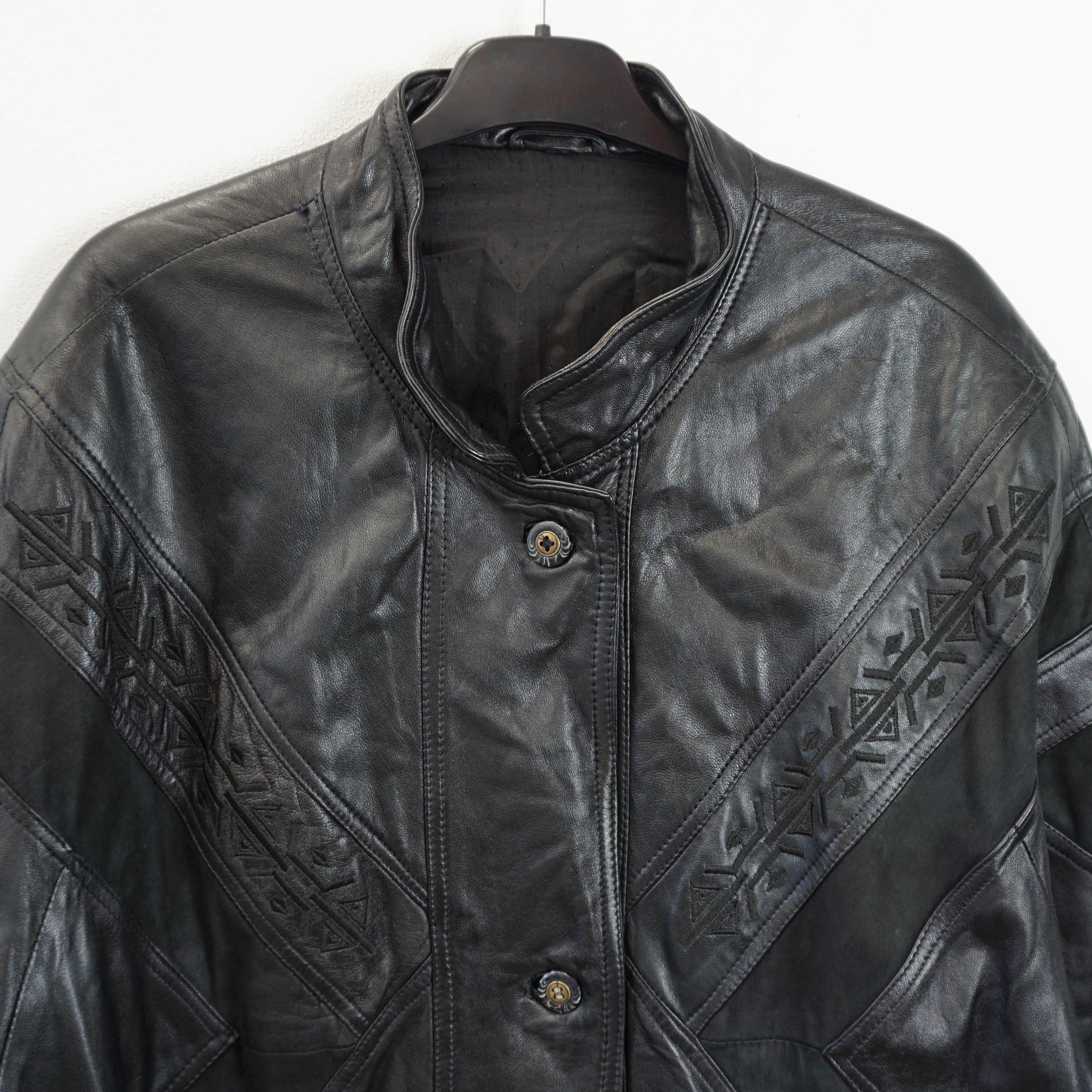 Vintage Archive Real Genuine Leather Jacket Size 3XL / US 20-22 - 2 Thumbnail