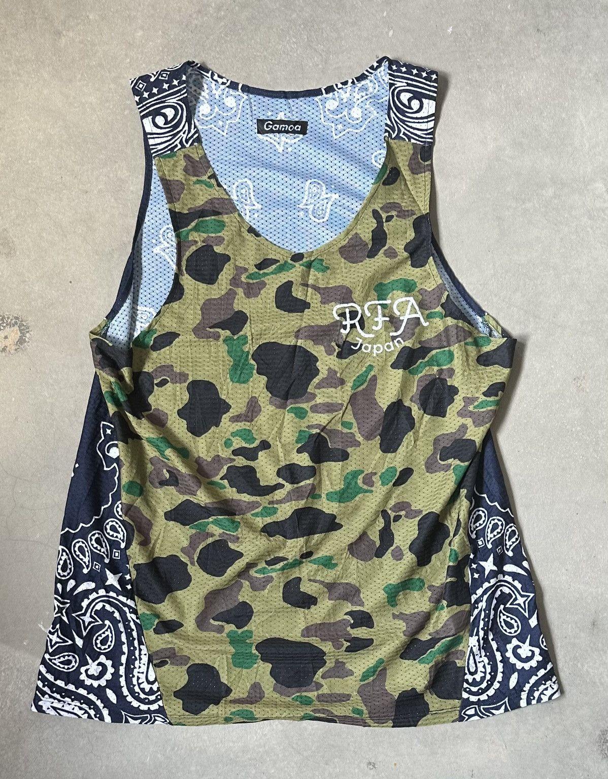 Japanese Brand GAMOA RFA JAPAN TANK TOP Size US M / EU 48-50 / 2 - 1 Thumbnail
