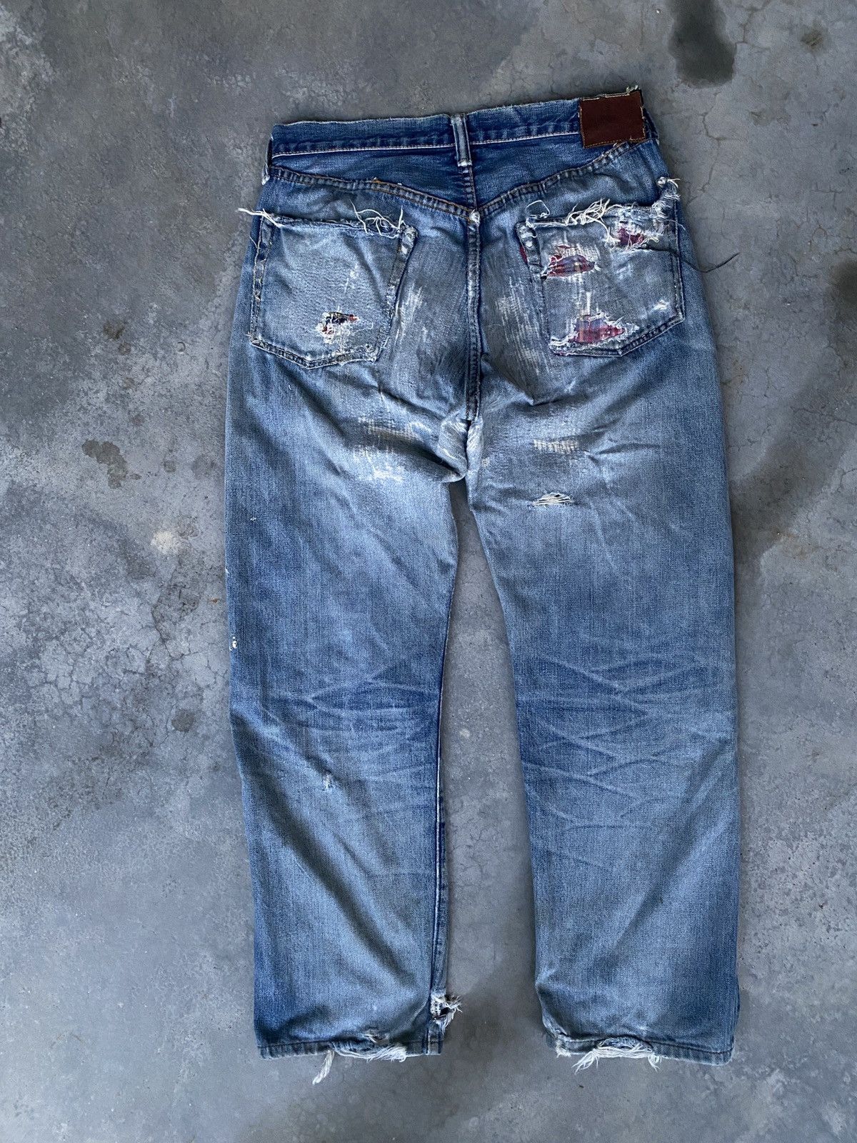 Full Count & Co. Full count selvedge distressed denim Size US 30 / EU 46 - 3 Thumbnail