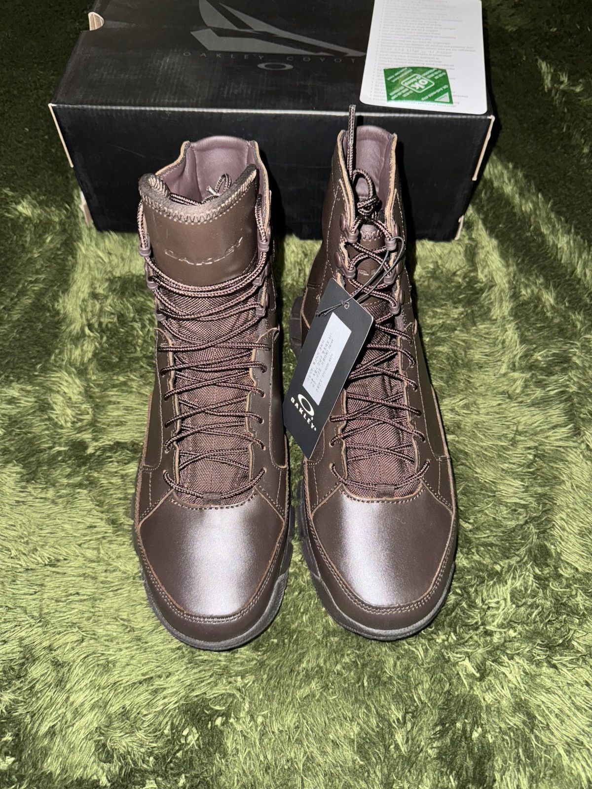 Oakley [US 8.5-9] Oakley Tactical Military Leather Boots Brown Size US 9 / EU 42 - 2 Thumbnail