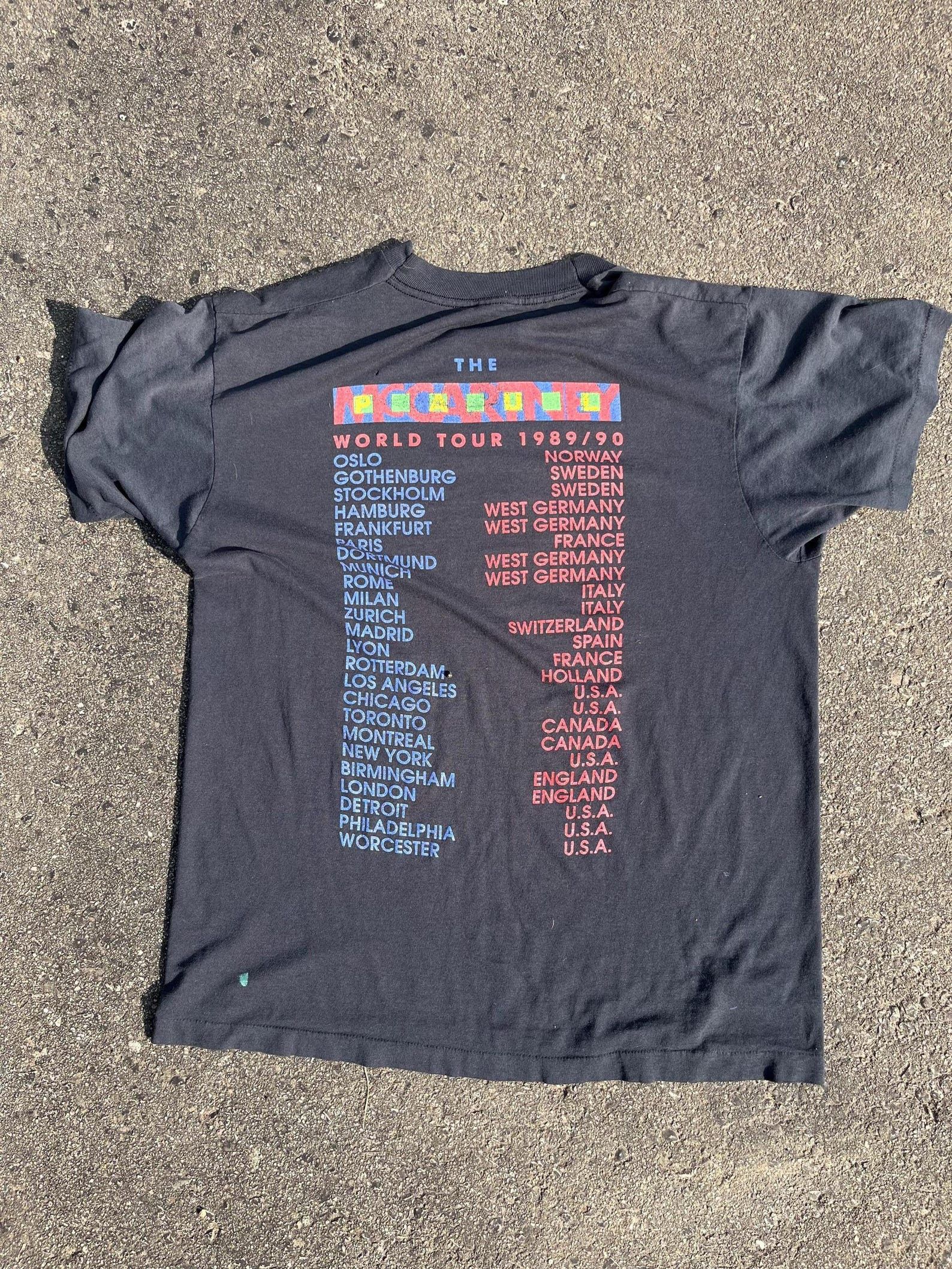 Other 1989/90 Paul McCartney World Tour Concert T-Shirt Size US L / EU 52-54 / 3 - 3 Thumbnail