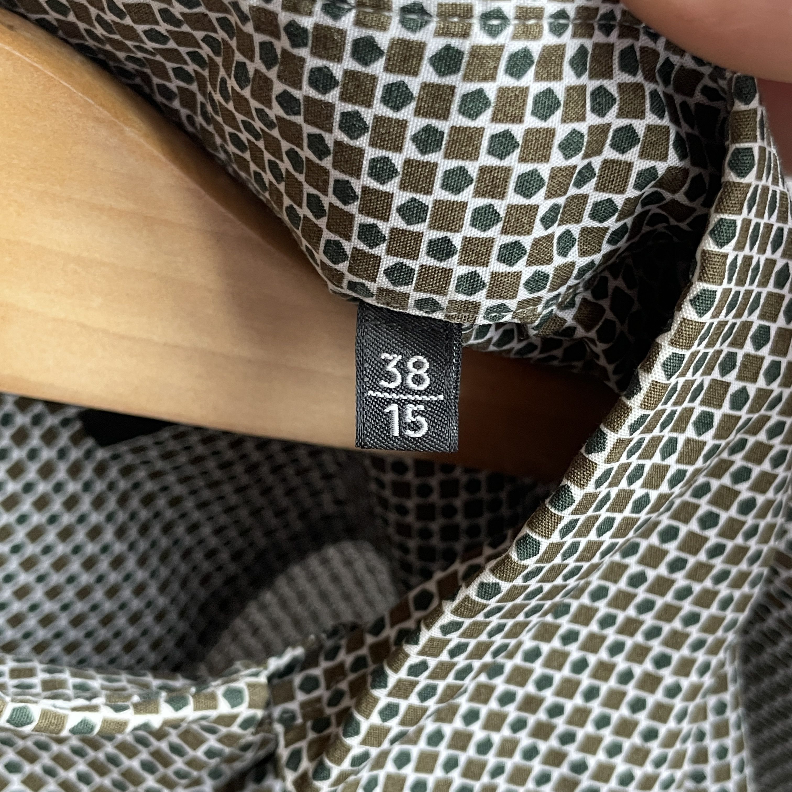 Ermenegildo Zegna Z Zegna Pattern Slim Fit Dress Shirt Size 38 Size US M / EU 48-50 / 2 - 8 Thumbnail