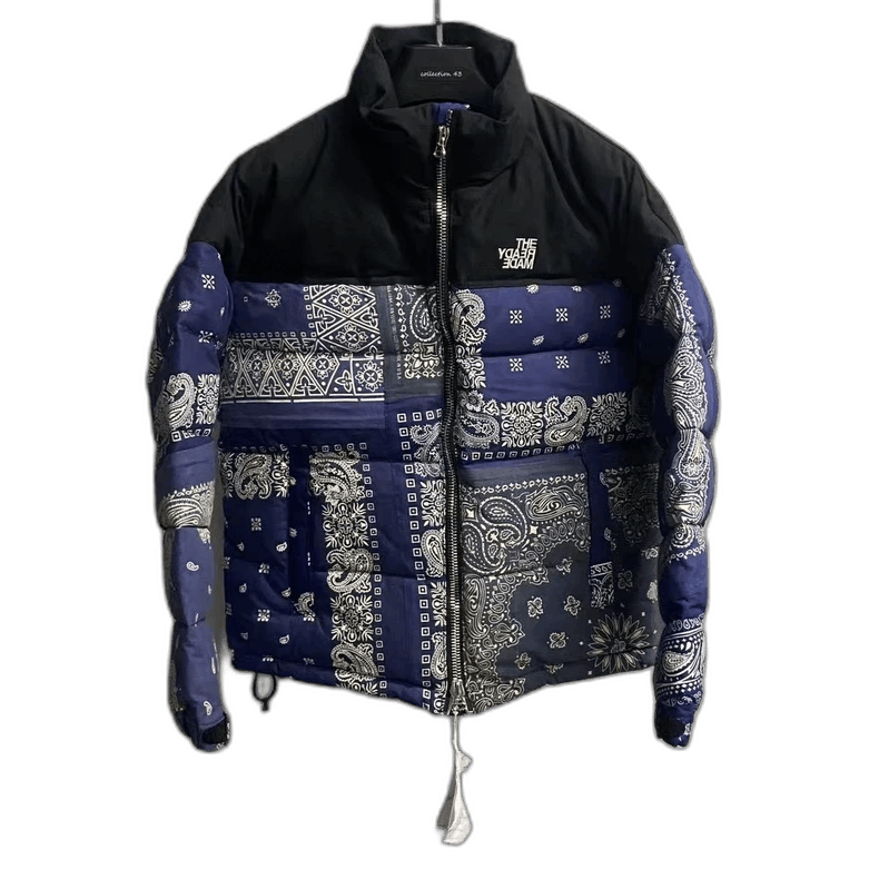 Moncler Genius Latest Blue Printed Logo Puffer Jacket-yf Size US S / EU 44-46 / 1 - 1 Thumbnail