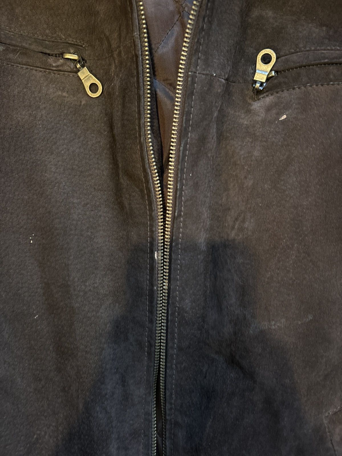 Vintage Vintage moleskin suede shearling jacket Size US M / EU 48-50 / 2 - 7 Thumbnail