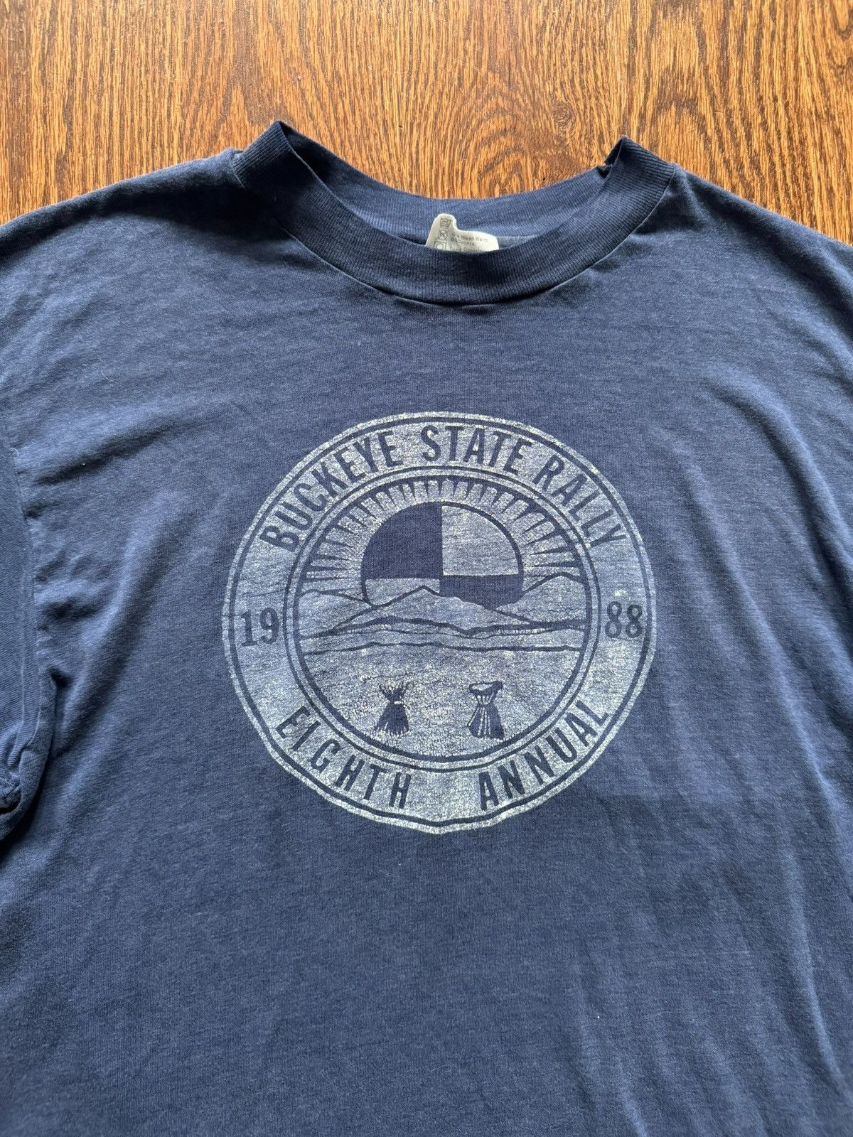 Vintage Vintage Blue Buckeye State T Shirt Size US M / EU 48-50 / 2 - 3 Thumbnail