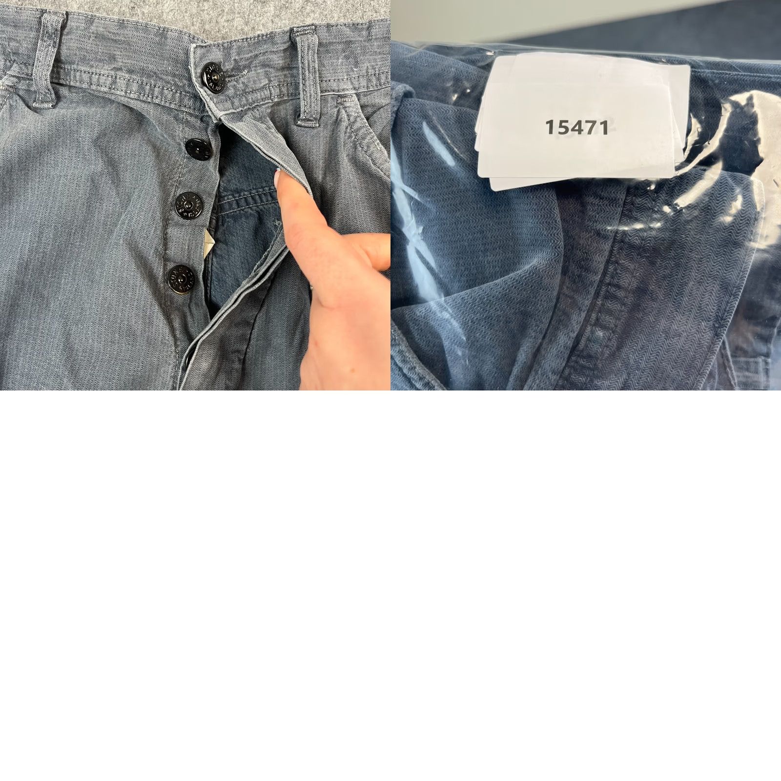 Stone Island VINTAGE Stone Island Jeans Straight 32 32 Charcoal Grey Osti 80s Mens Jeans 5-Pocket Den i Size US 32 / EU 48 - 9 Thumbnail