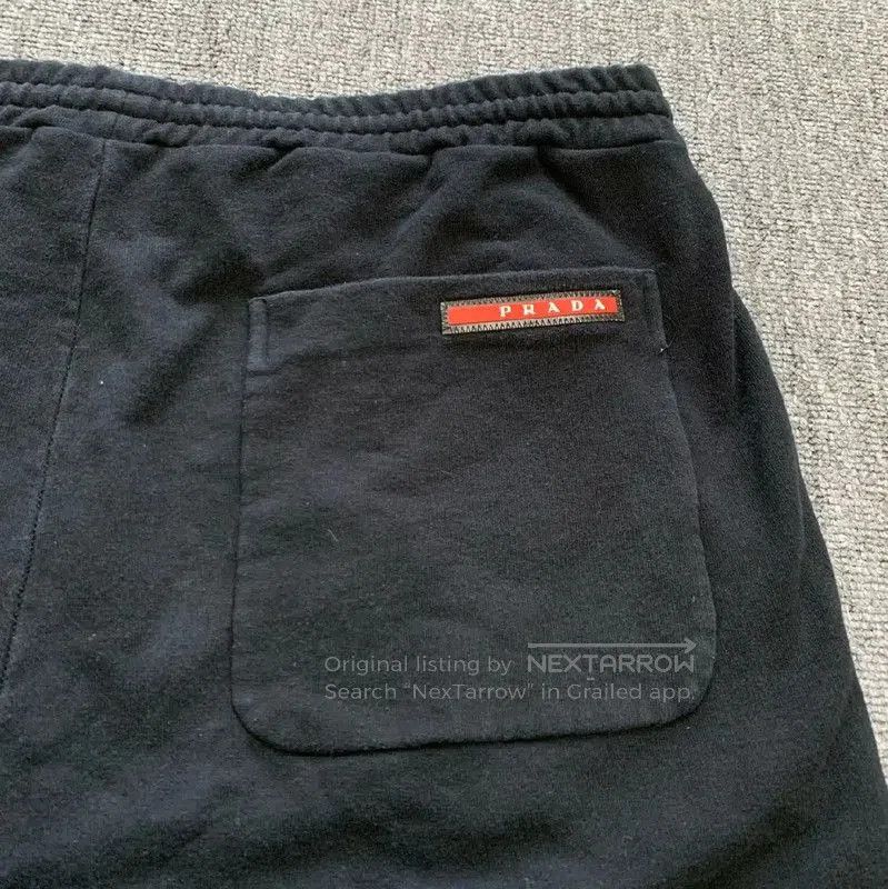 Prada Prada Black Cotton Men's Shorts XXL. Size US 44 / EU 60 - 3 Thumbnail