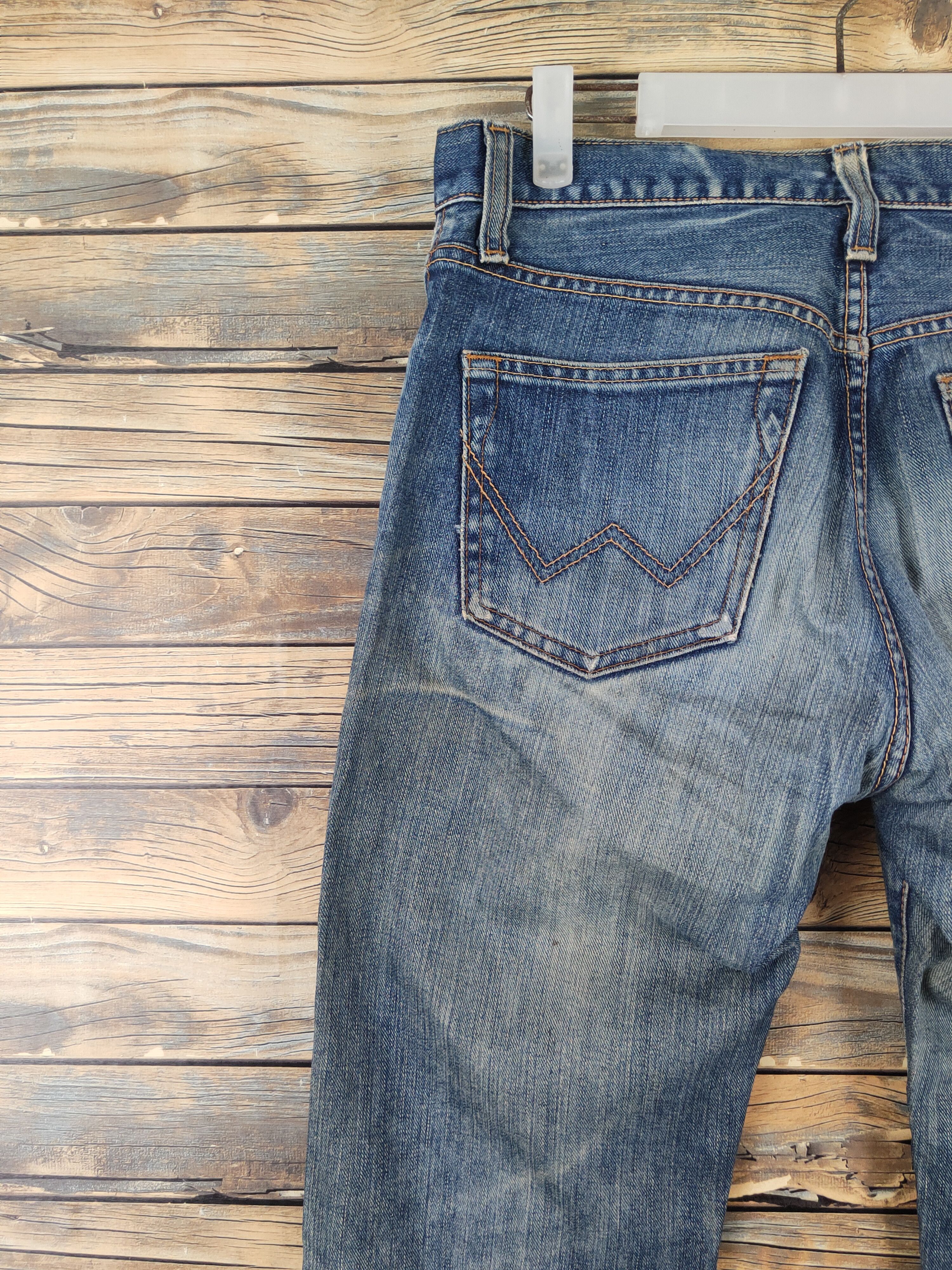 Edwin Edwin Blue Distressed Ripped denim Jeans #W1395 Size US 31 - 10 Thumbnail