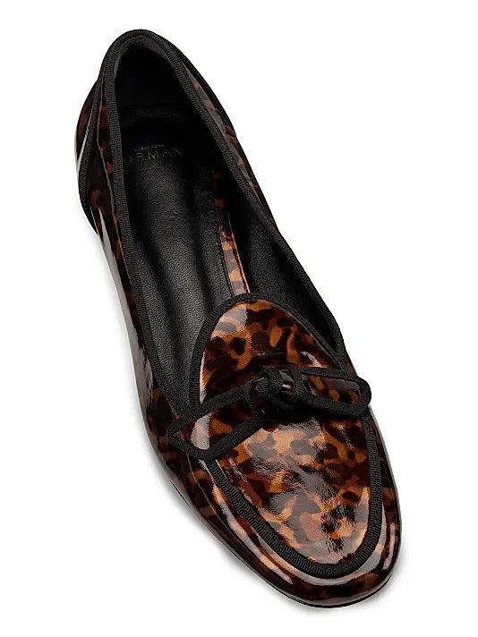 Alexandre Birman os11x1225 Tortoise-Leather Loafers in Multicolor Size US 8 / IT 38 - 4 Thumbnail