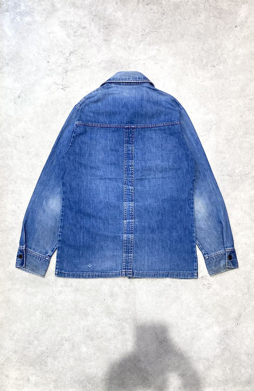 Levi's Vintage 70s Levis Panatela Orange Tab Denim Outershirt Size US M / EU 48-50 / 2 - 2 Thumbnail