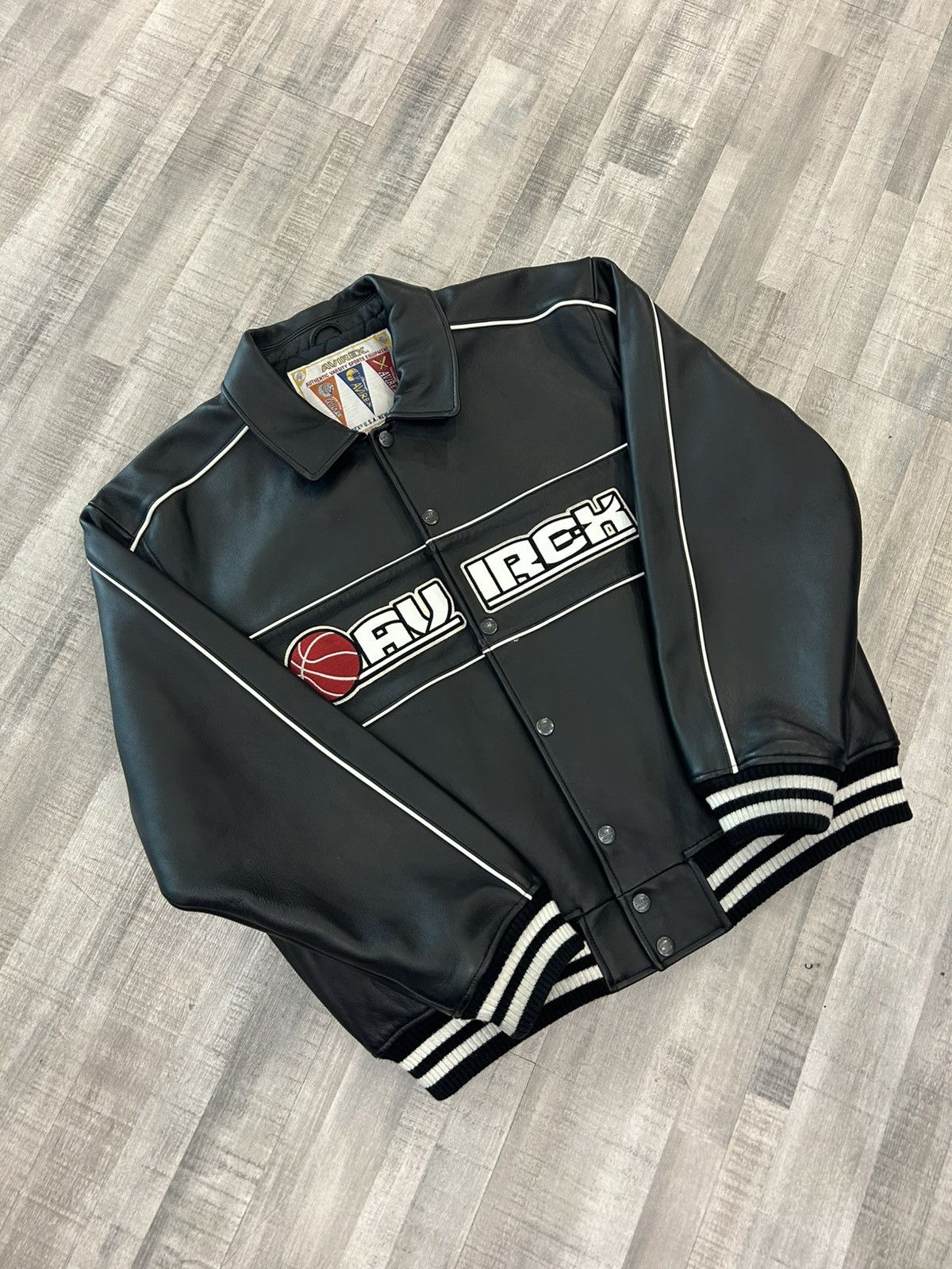 Avirex Avirex Leather Basketball Varsity Jacket Size US XXL / EU 58 / 5 - 2 Thumbnail