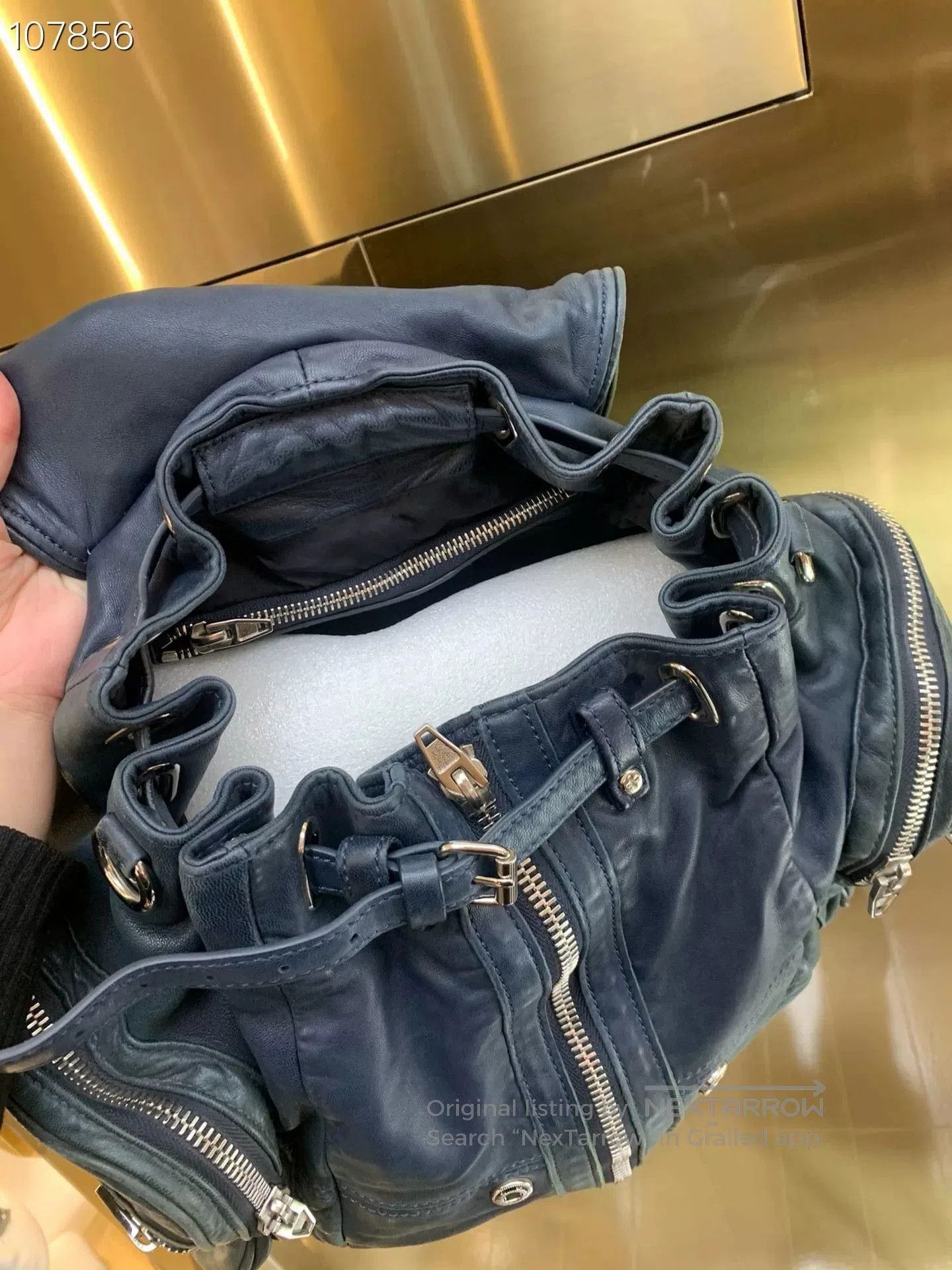 Alexander Wang Alexander Wang Marti Sheepskin Backpack. Size ONE SIZE - 5 Thumbnail