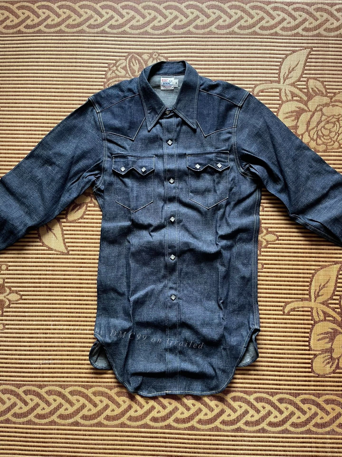 Levi's Vintage Clothing Levi's LVC Japanese Denim Long-Sleeve Shirt Size US M / EU 48-50 / 2 - 1 Thumbnail