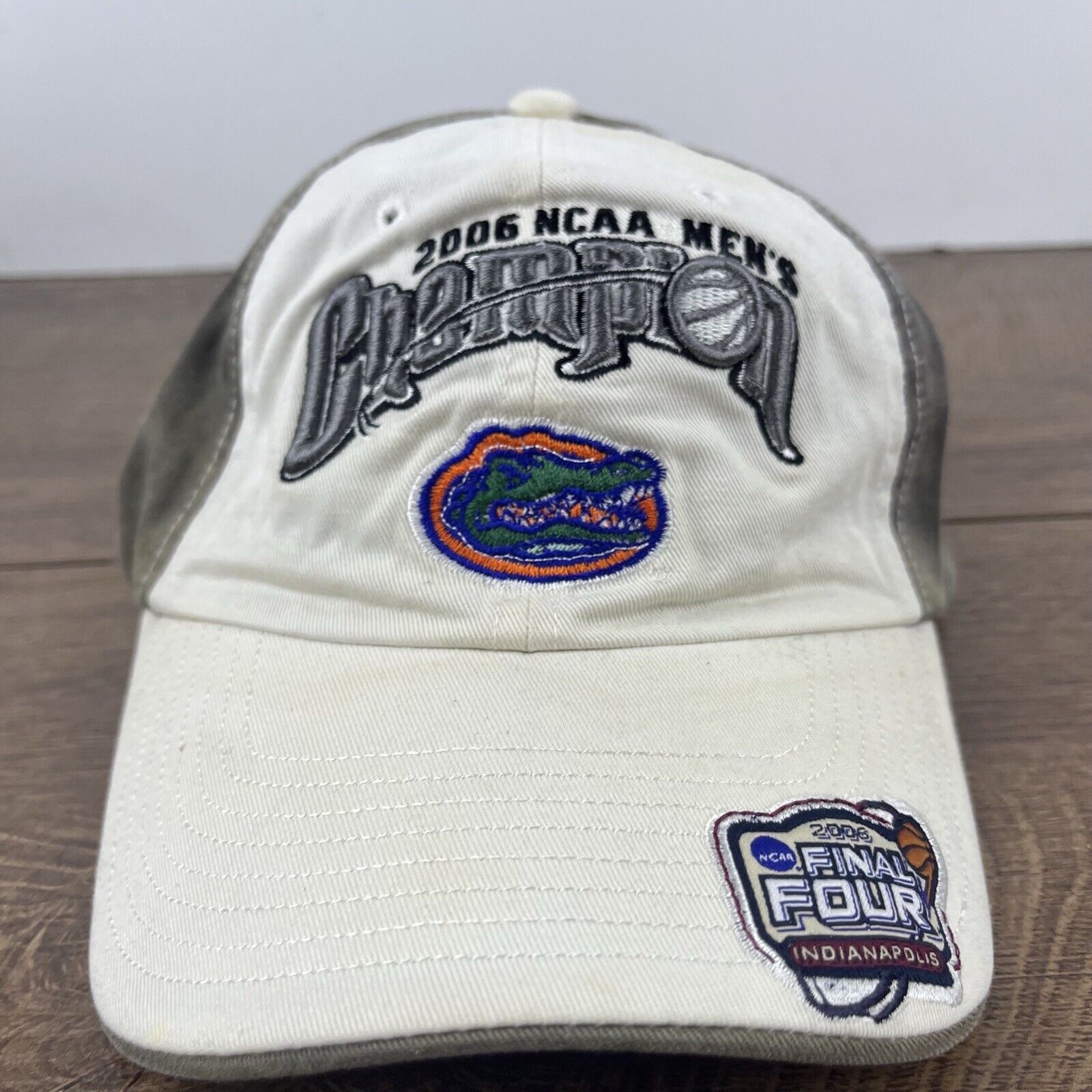 Other 2006 Florida Gators Champions Hat White Cap Hat Adjustable H Size ONE SIZE - 5 Thumbnail