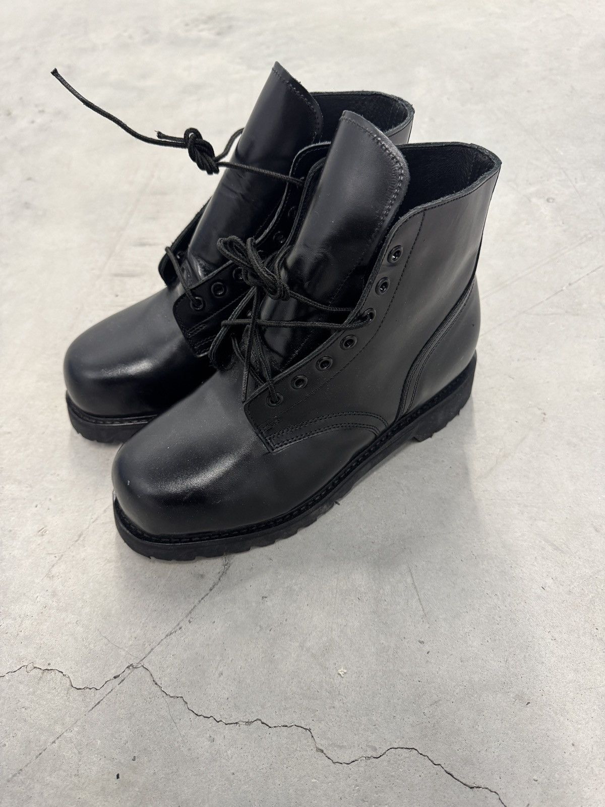 Vintage 1980's Military Platform Ankle Boots Size US 10.5 / EU 43-44 - 9 Thumbnail