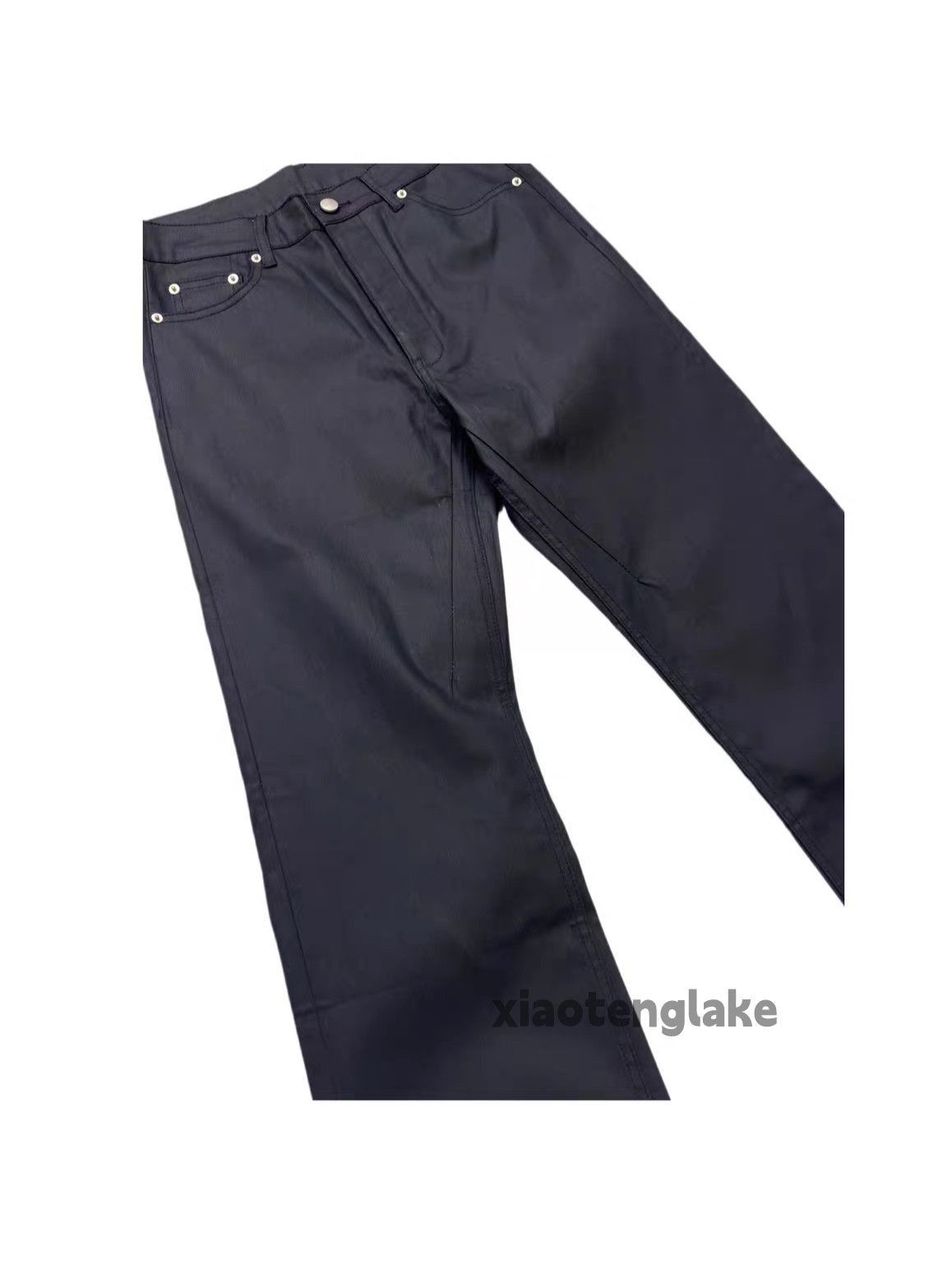 Jean xz Utility vintage punk grunge hiphop flared wax jeans Size US 36 / EU 52 - 9 Thumbnail
